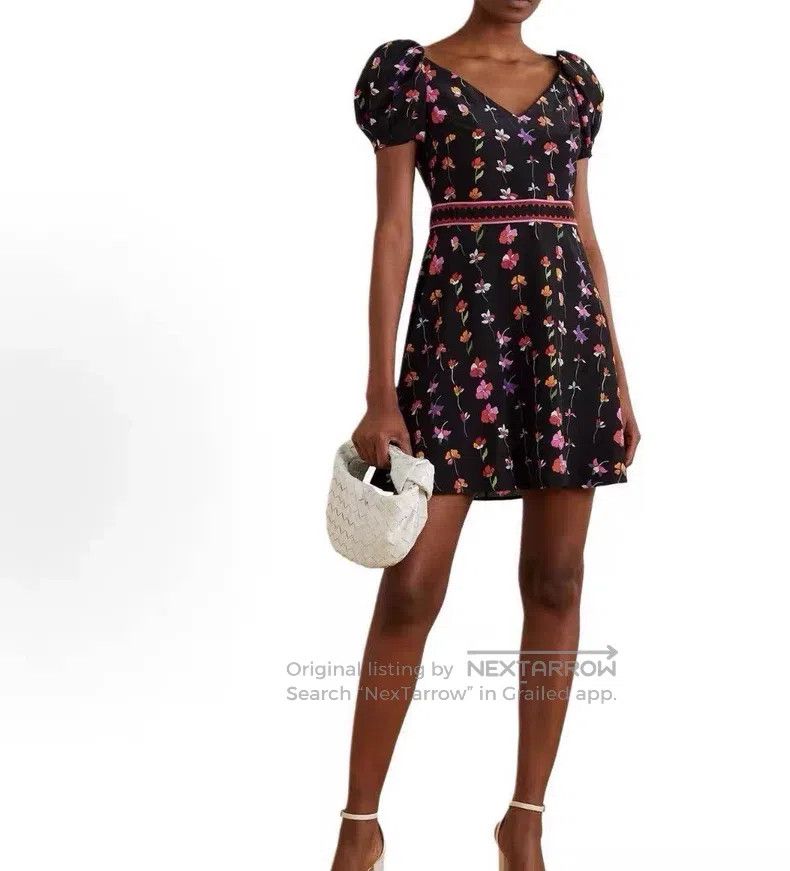 Valentino Valentino Mulberry silk dress Size L / US 10 / IT 46 - 8 Thumbnail