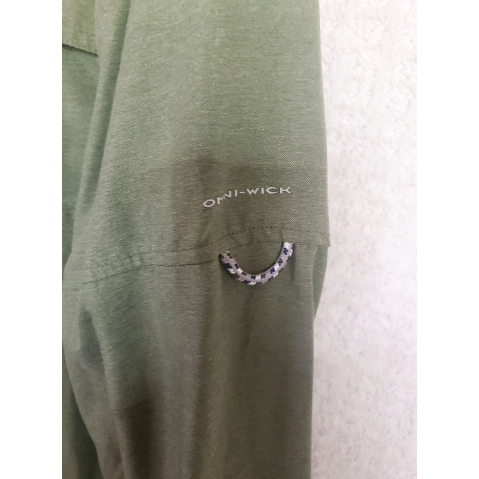 Vintage Columbia PFG OMNISHADE Men's 2XL Green Long Sleeve Vented Fishing Shirt Size US XXL / EU 58 / 5 - 7 Thumbnail