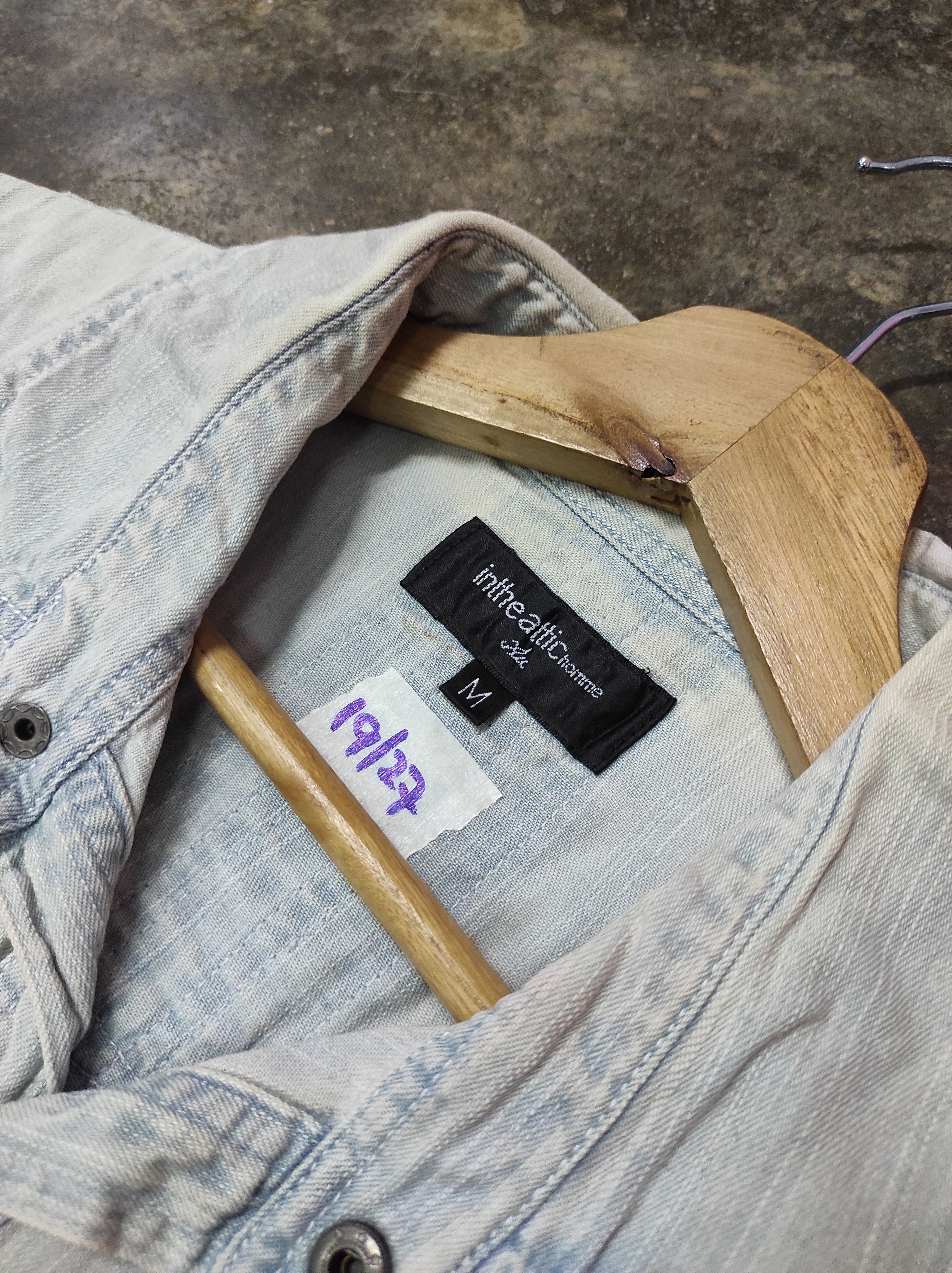 Hysteric Glamour × In The Attic IN THE ATTIC HOMME DENIM SHIRT Size M / US 6-8 / IT 42-44 - 8 Thumbnail