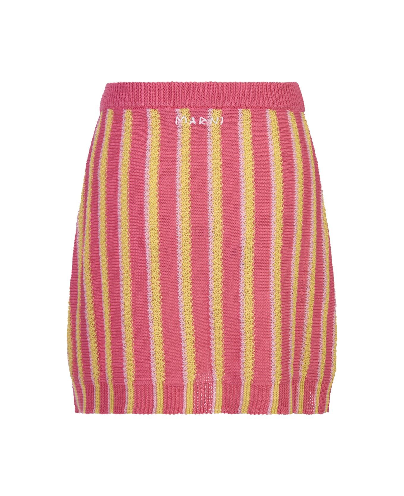 Marni o1y1125 Mini Skirt in Multicolor Size 28" / US 6 / IT 42 - 2 Thumbnail