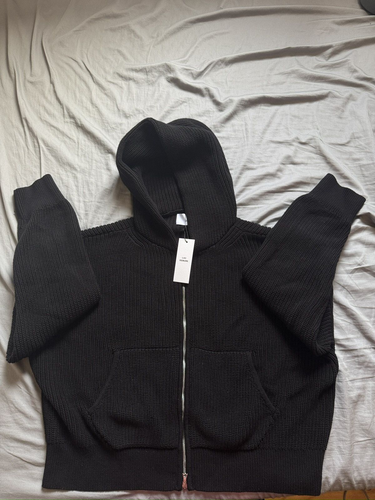 Lac Demure FISHERMAN INK CROPPED ZIP HOODIE Size US S / EU 44-46 / 1 - 1 Thumbnail