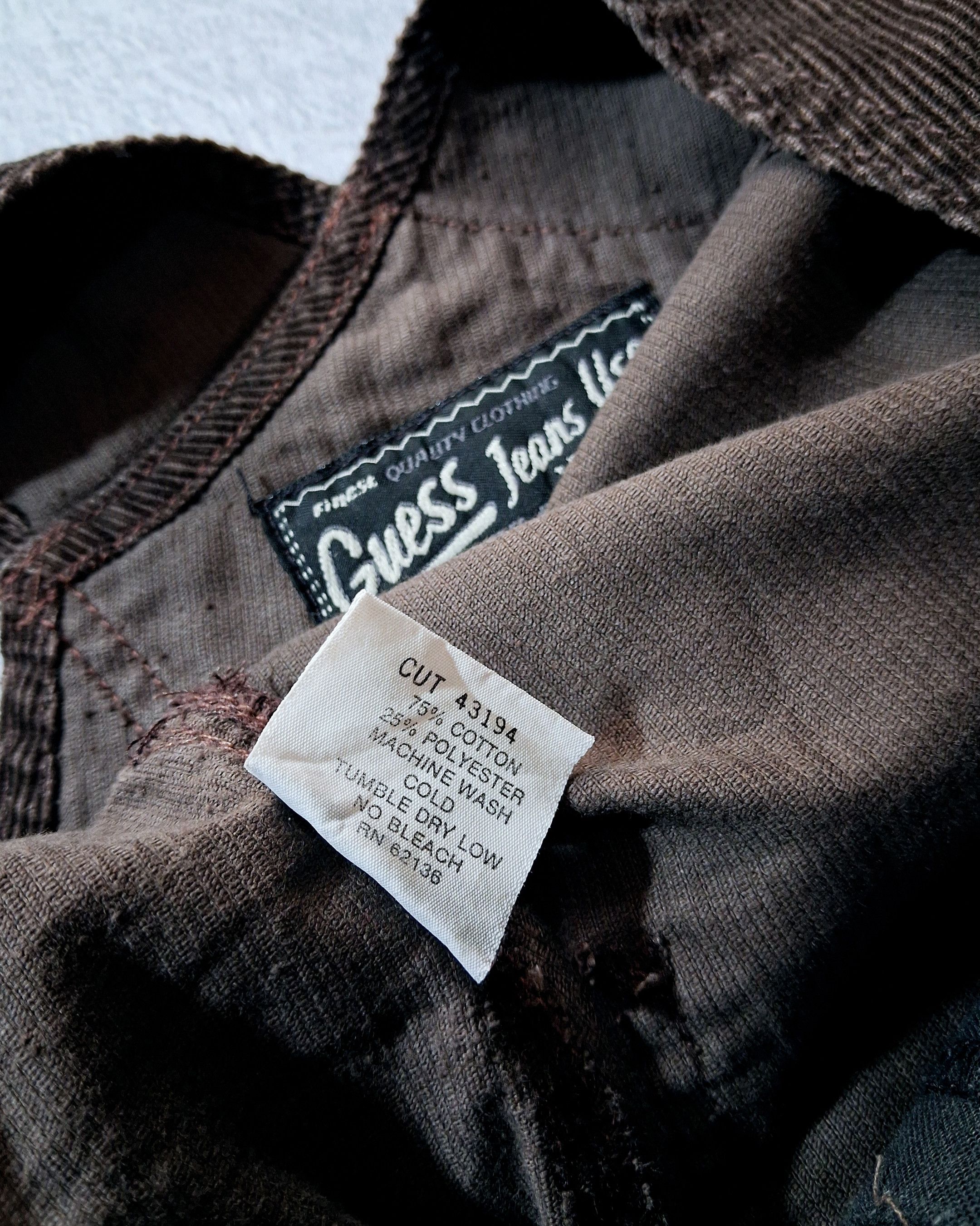 Guess GUESS CARPENTER CORDUROY DECK OVERALL MADE IN USA Size US 32 / EU 48 - 9 Thumbnail