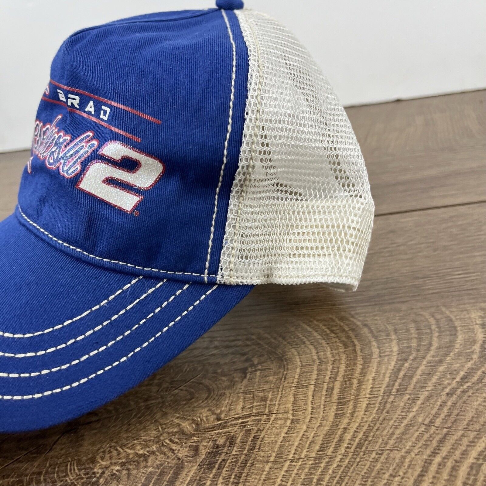 Other Brad Keselourski #2 Hat Snapback Hat Blue Hat Adjustable Blu Size ONE SIZE - 8 Thumbnail