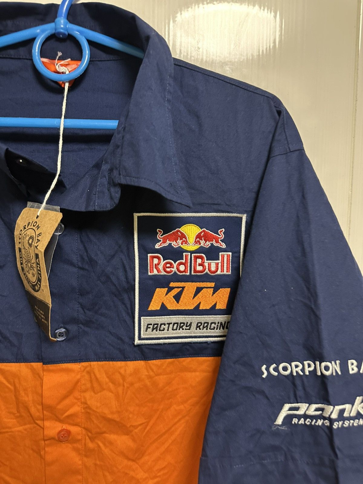 Red Bull × Vintage KTM Powerwear Red Bull Factory Racing Button shirt size 2XL Size US XXL / EU 58 / 5 - 2 Thumbnail
