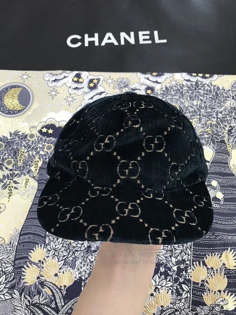 Gucci Gucci SizeS Old-fashioned velvet baseball cap Size ONE SIZE - 2 Thumbnail