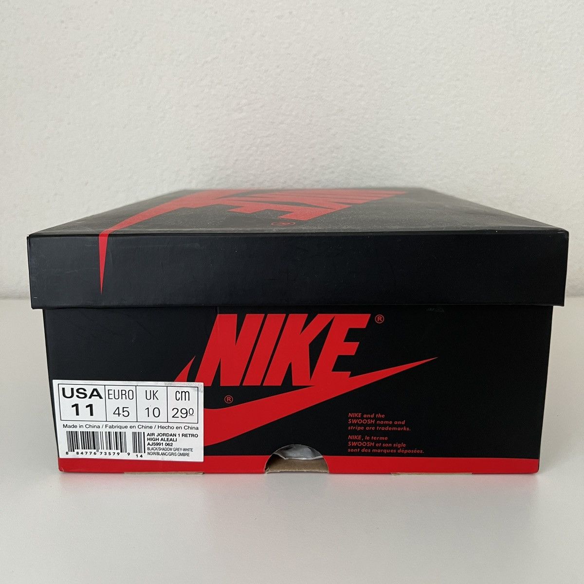 Jordan Brand Aleali May x Air Jordan 1 High «Shadow» Size US 11 / EU 44 - 10 Thumbnail