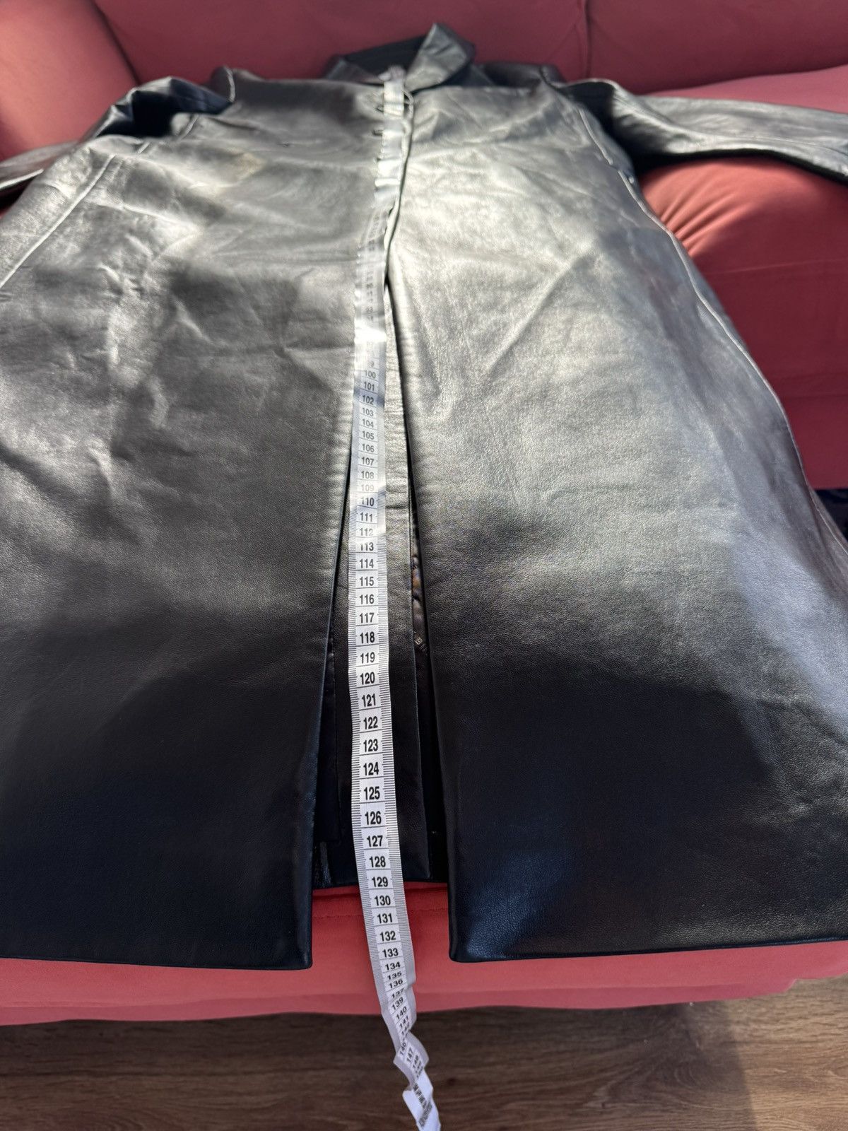 Anine Bing Anine Bing New Long Leather coat, black, size L Size L / US 10 / IT 46 - 8 Thumbnail