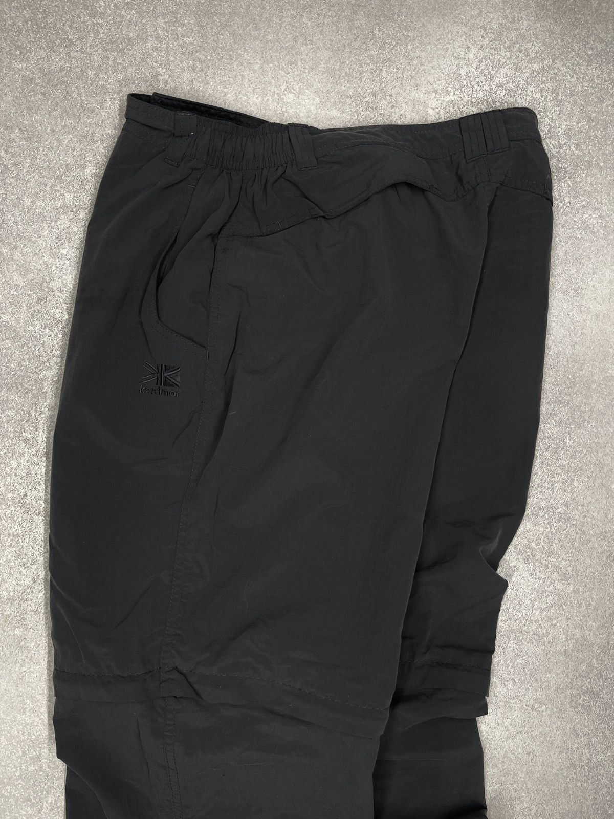 Mens Karrimor 2in1 Nylon Cargo Pants Grey Outdoor Gorpcore
