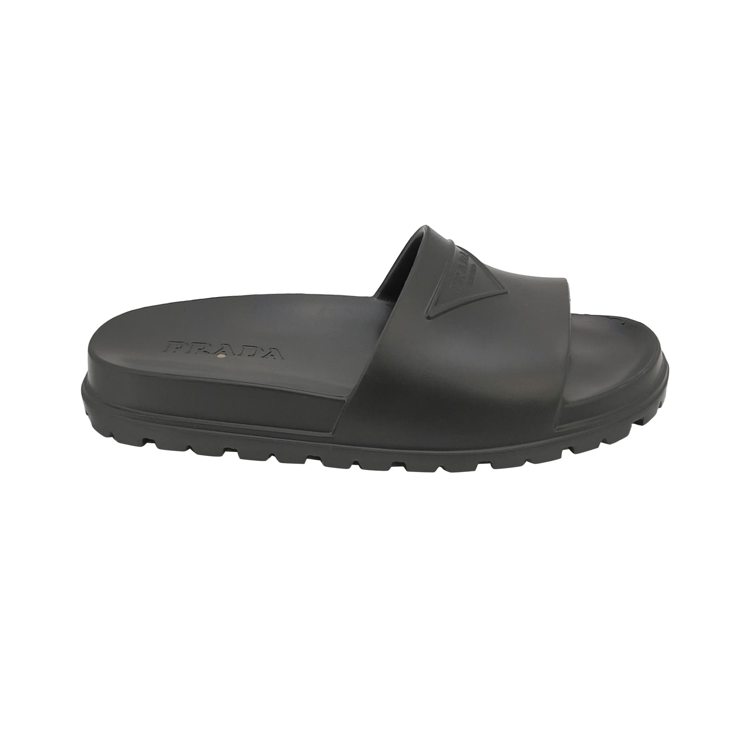 Prada Prada Triangle Logo Slides EU 39 Size US 6 / EU 39 - 1 Thumbnail
