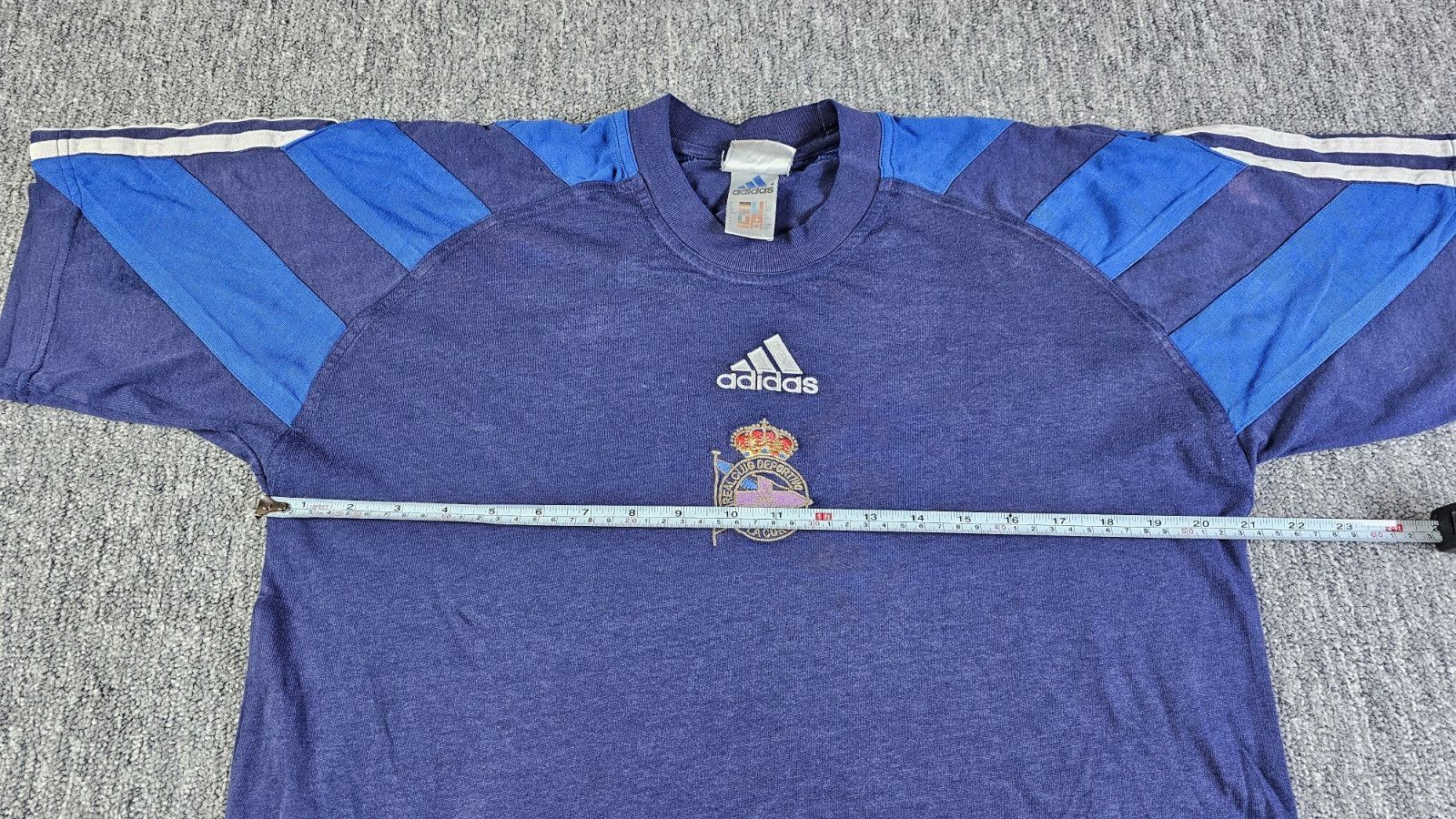 Adidas Vintage 90s Adidas Deportivo La Coruna Training Shirt S Size US S / EU 44-46 / 1 - 13 Thumbnail