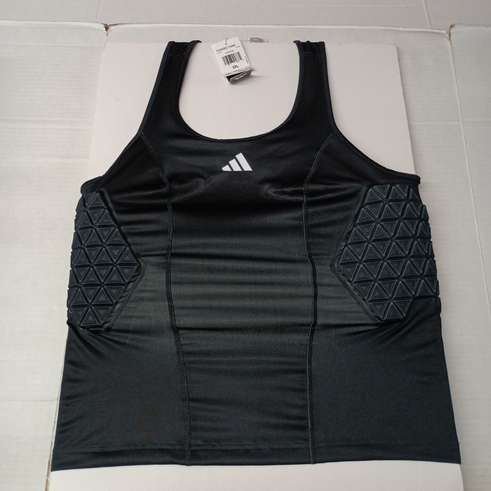 Adidas Adidas Basketball Padded Aeroready Tank Shirt Size Men's 2XL Size US XXL / EU 58 / 5 - 1 Thumbnail