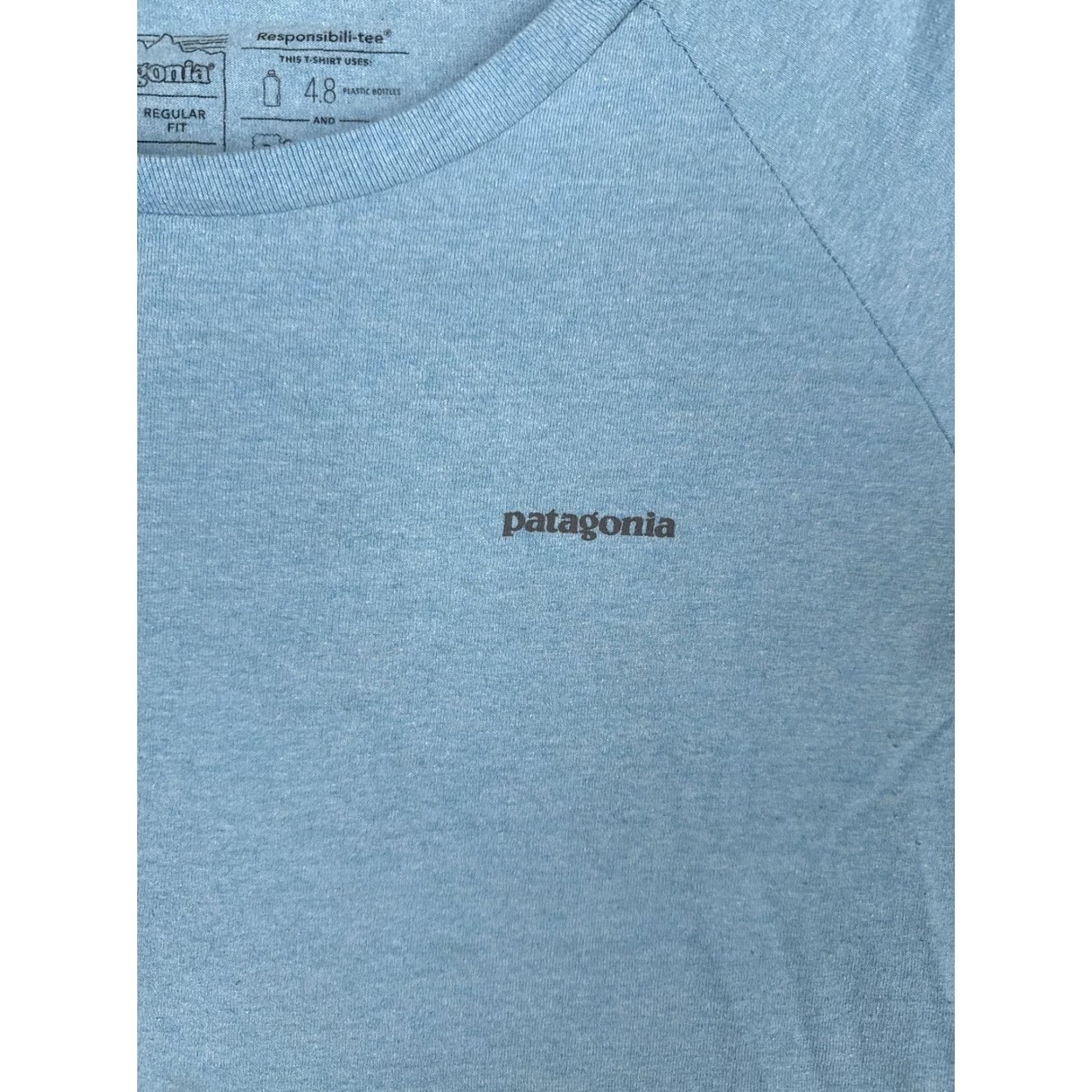 Patagonia Patagonia Shirt Men Medium Blue Crew Neck Long Sleeve Polyester Blend READ Size US M / EU 48-50 / 2 - 6 Thumbnail