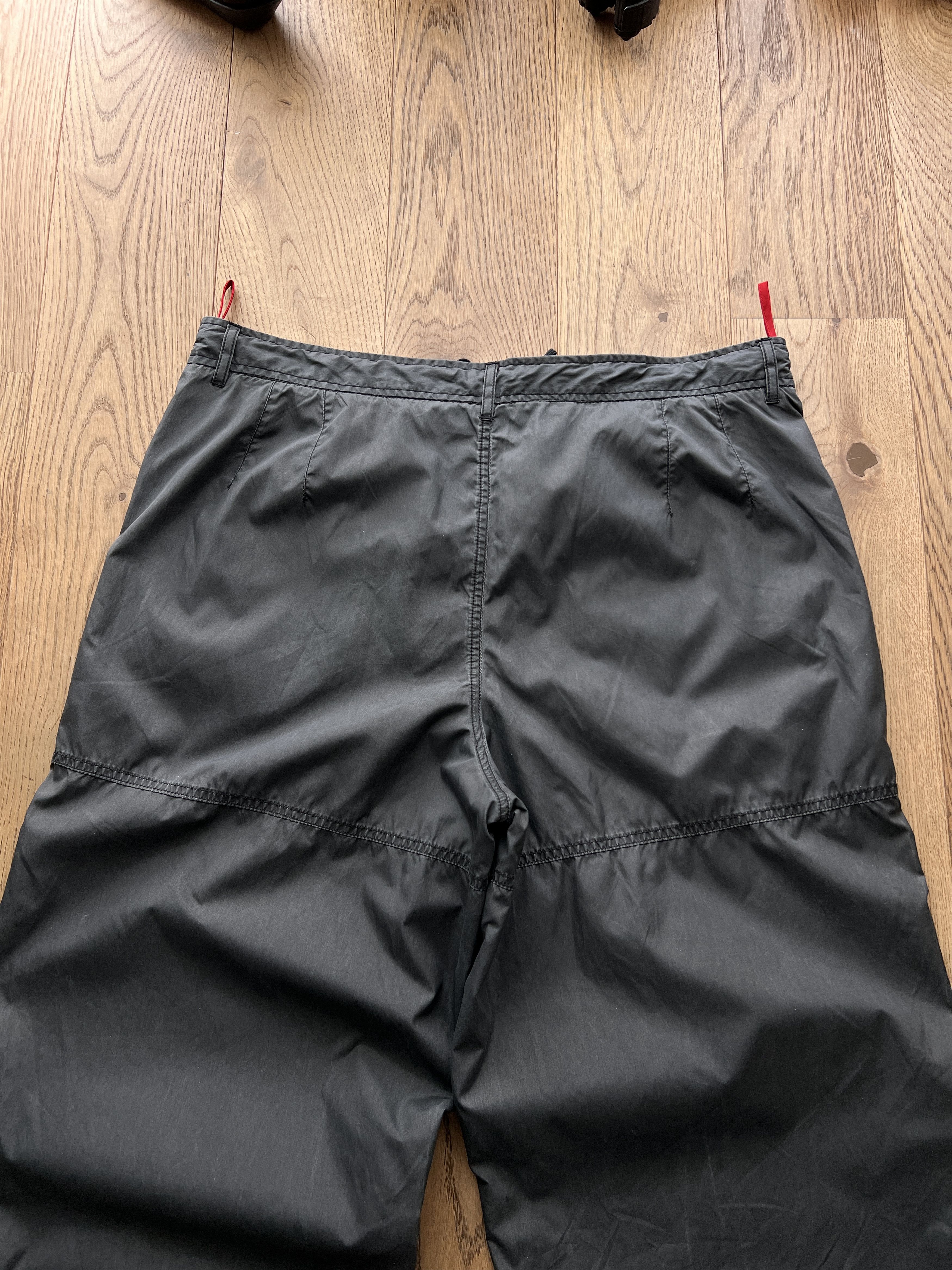 Prada Prada vintage nylon pant wide boxy baggy bondage rare luxury Size US 36 / EU 52 - 4 Thumbnail