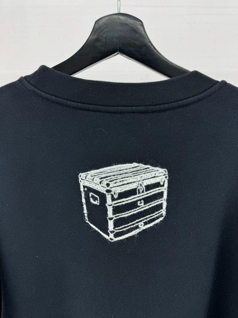 Louis Vuitton Louis Vuitton Black Embroidered Hoodie -2505 Size US L / EU 52-54 / 3 - 4 Thumbnail