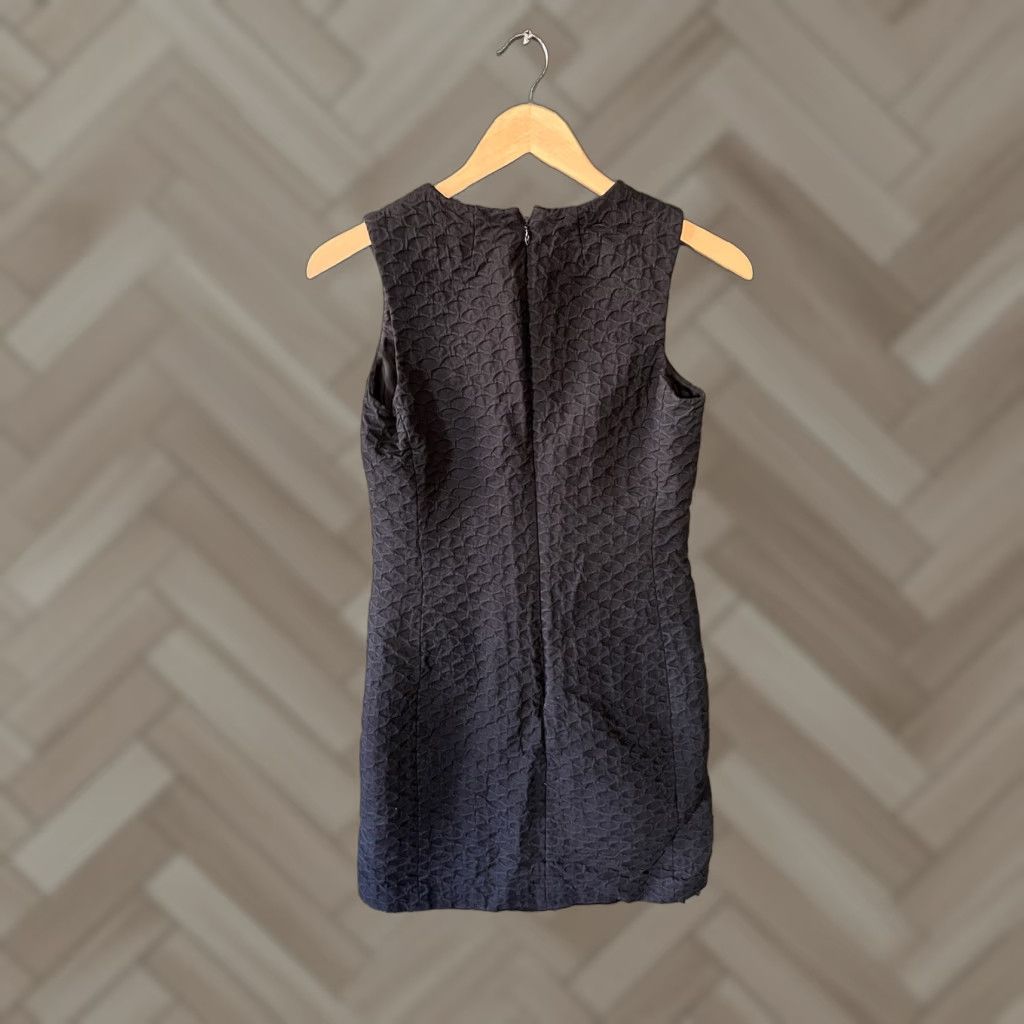 Theory Theory Women's Sleeveless A-Line Dress 2 Black Knee Length_Vintage? Size XS / US 0-2 / IT 36-38 - 1 Thumbnail