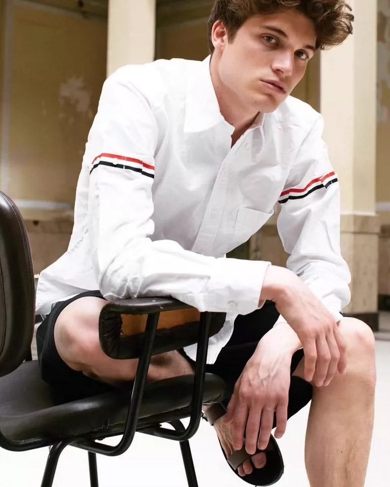 Thom Browne Thom Browne Classic double-sleeved shirt 2505-Nextarrow Size US XL / EU 56 / 4 - 7 Thumbnail