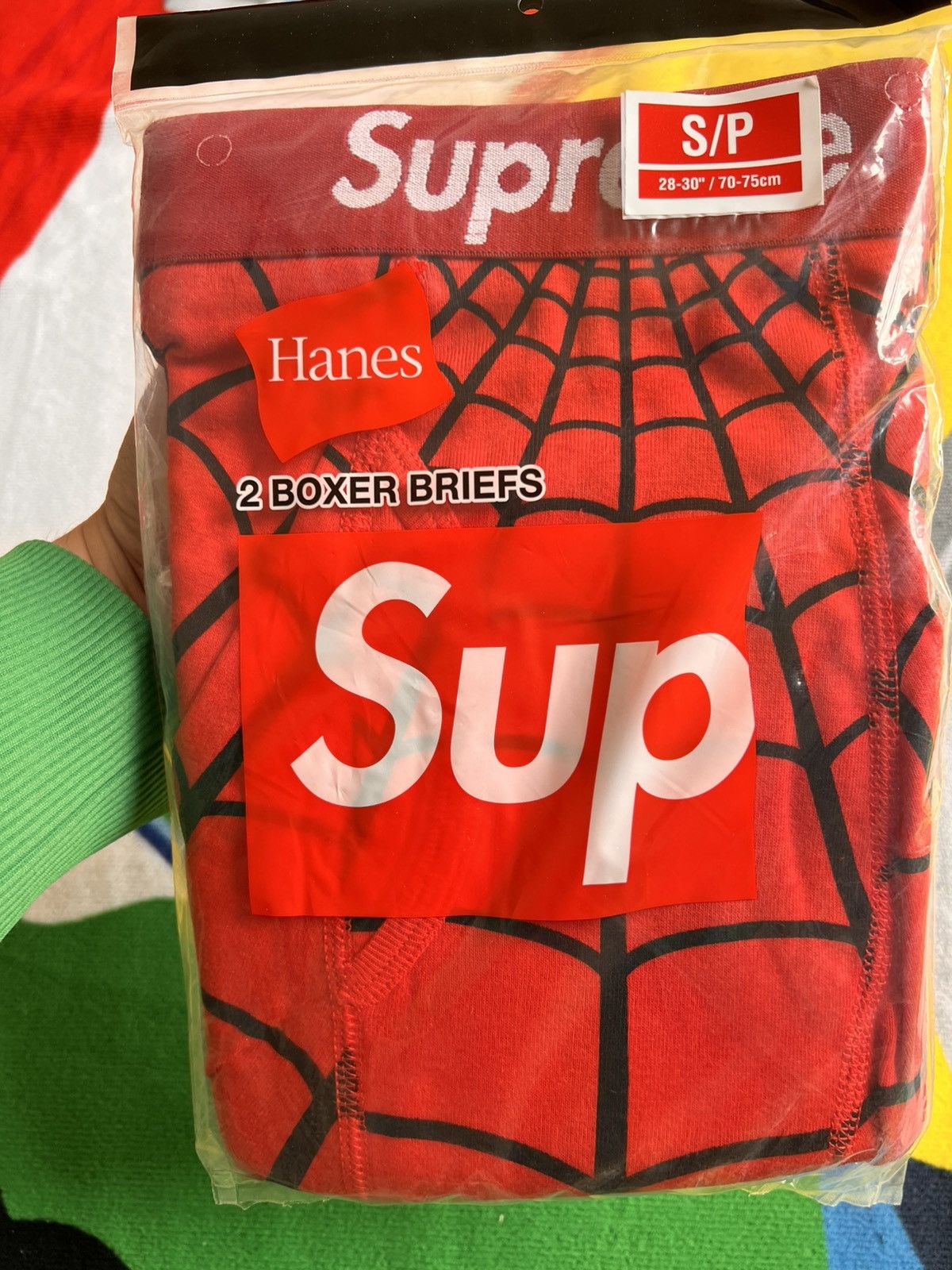 Supreme S Supreme Marvel Spider Man Web hanes Boxer Briefs Pack Red Size US 30 / EU 46 - 15 Thumbnail