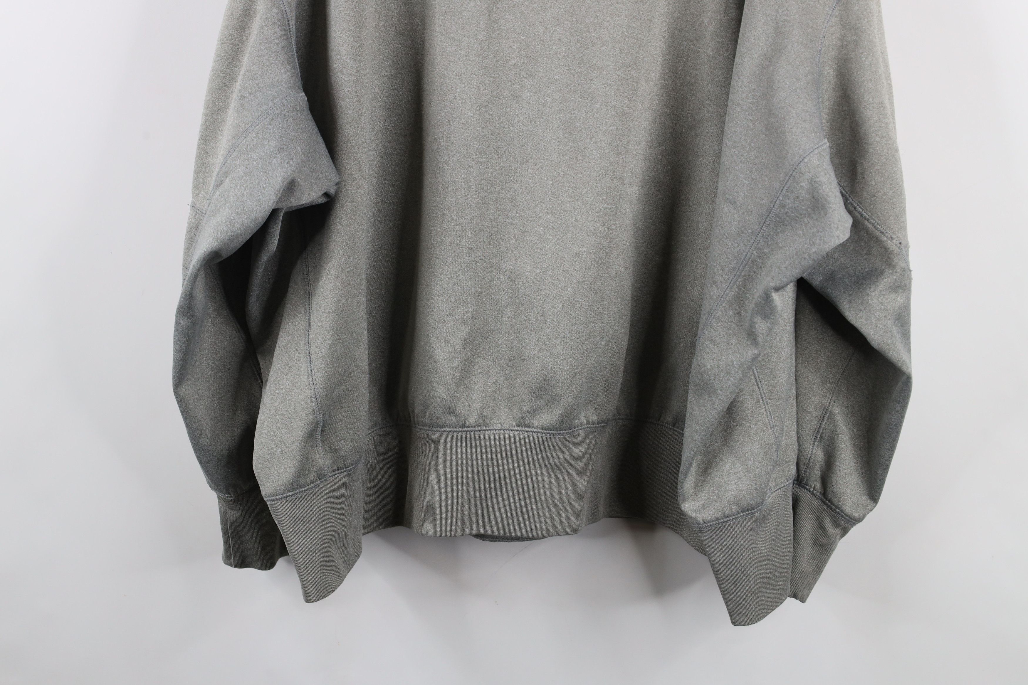 Nike × Vintage Nike Cropped Detroit Lions Football Hoodie Sweatshirt Gray Size 3XL / US 20-22 - 14 Thumbnail