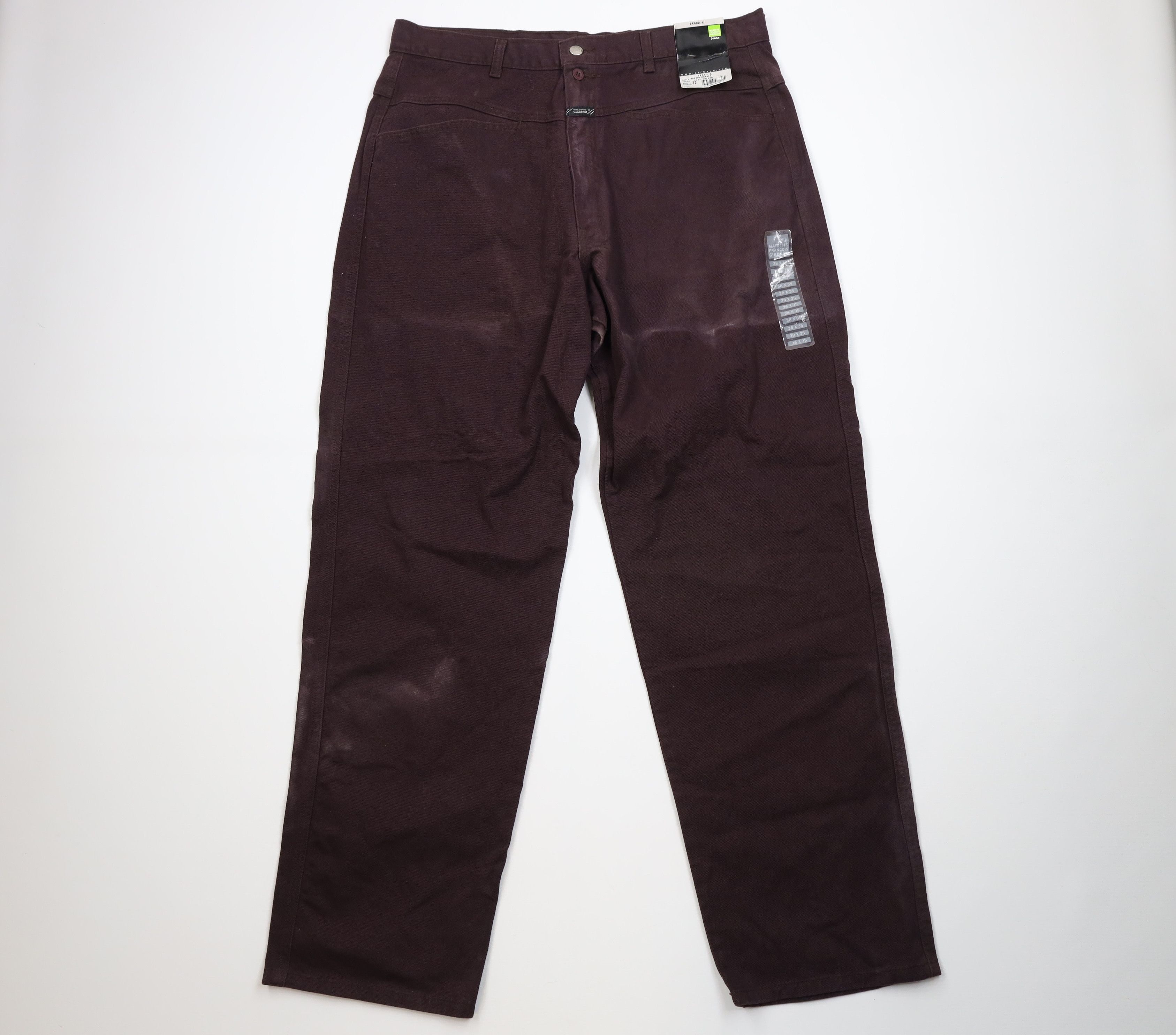 Marithe + Francois Girbaud Deadstock Vintage 90s Marithe Francois Girbaud Jeans Size US 38 / EU 54 - 1 Thumbnail
