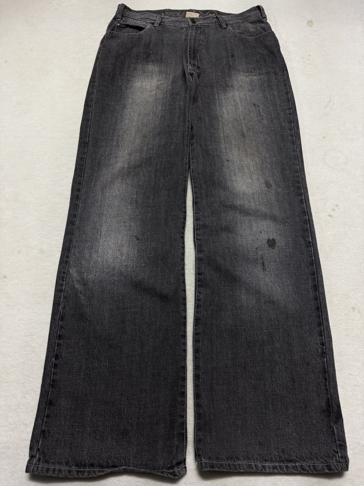Japanese Brand VINTAGE 2000s BROGUE HOMME BAGGY JNCO FUBU HIPHOP STYLE Size US 32 / EU 48 - 10 Thumbnail