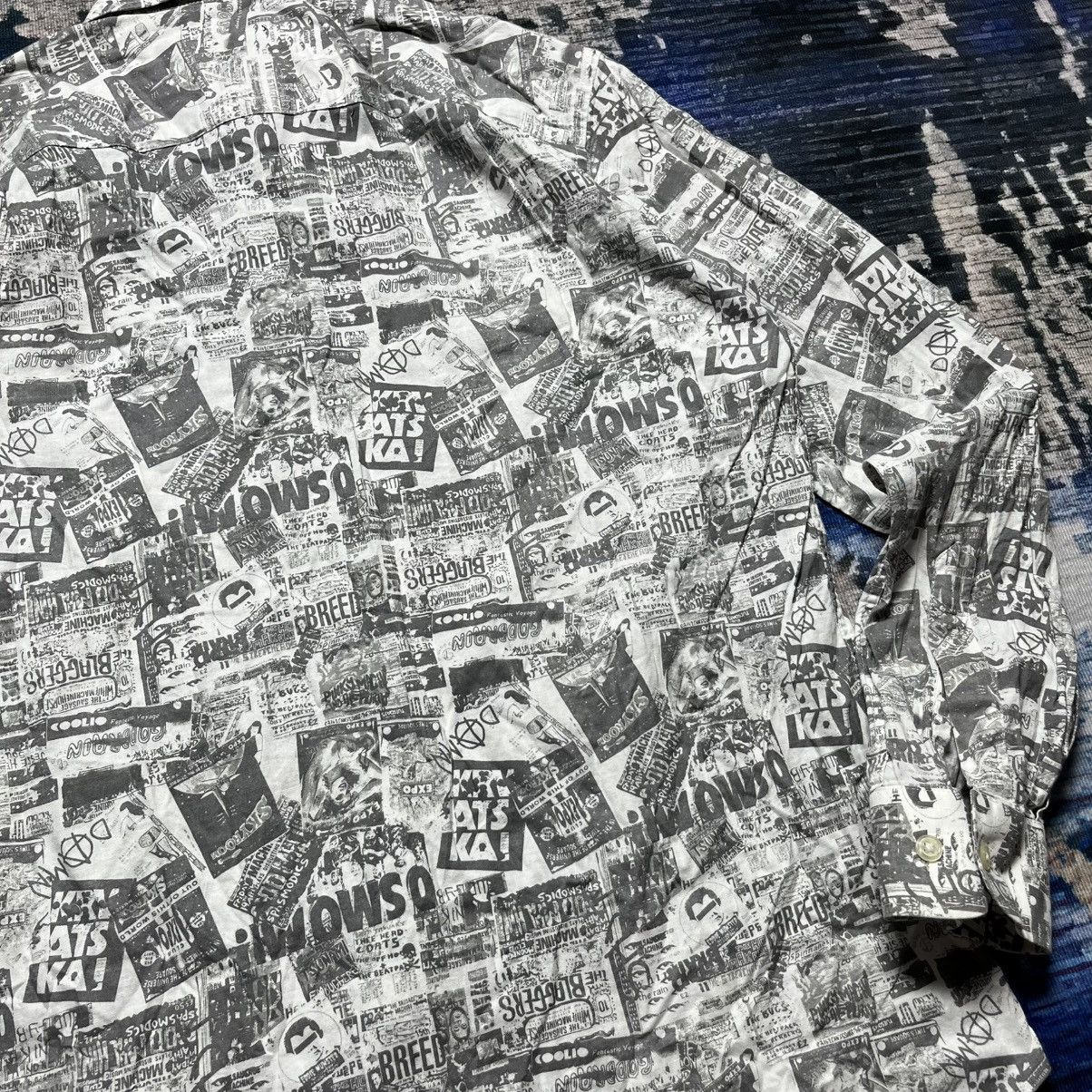 Splendid Splendid Satisfaction Anarchy Punk Full Print Shirt Button Size US M / EU 48-50 / 2 - 13 Thumbnail