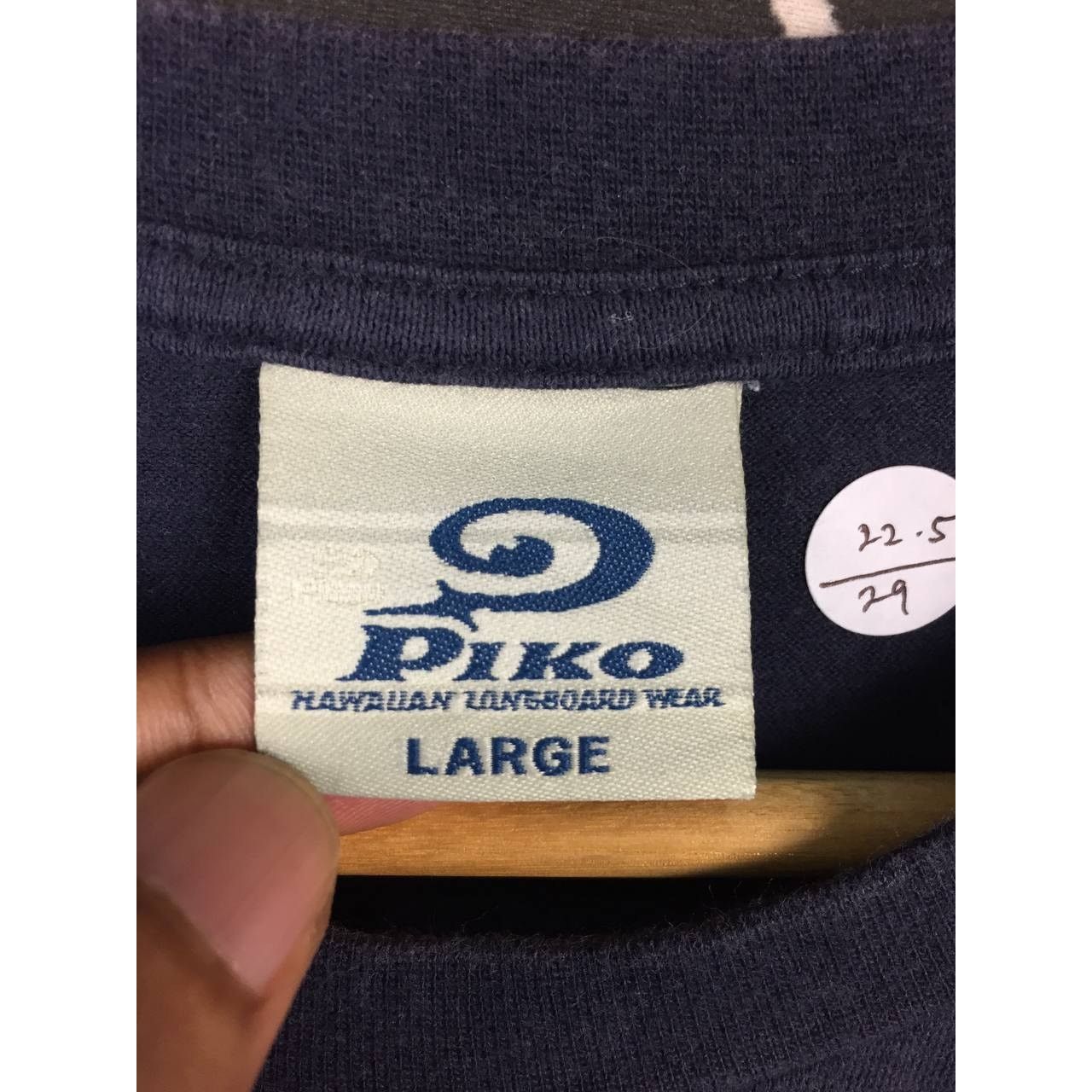 Vintage Piko Hawaiian Longboard Wear Big Logo Surf Tee Size US L / EU 52-54 / 3 - 9 Thumbnail