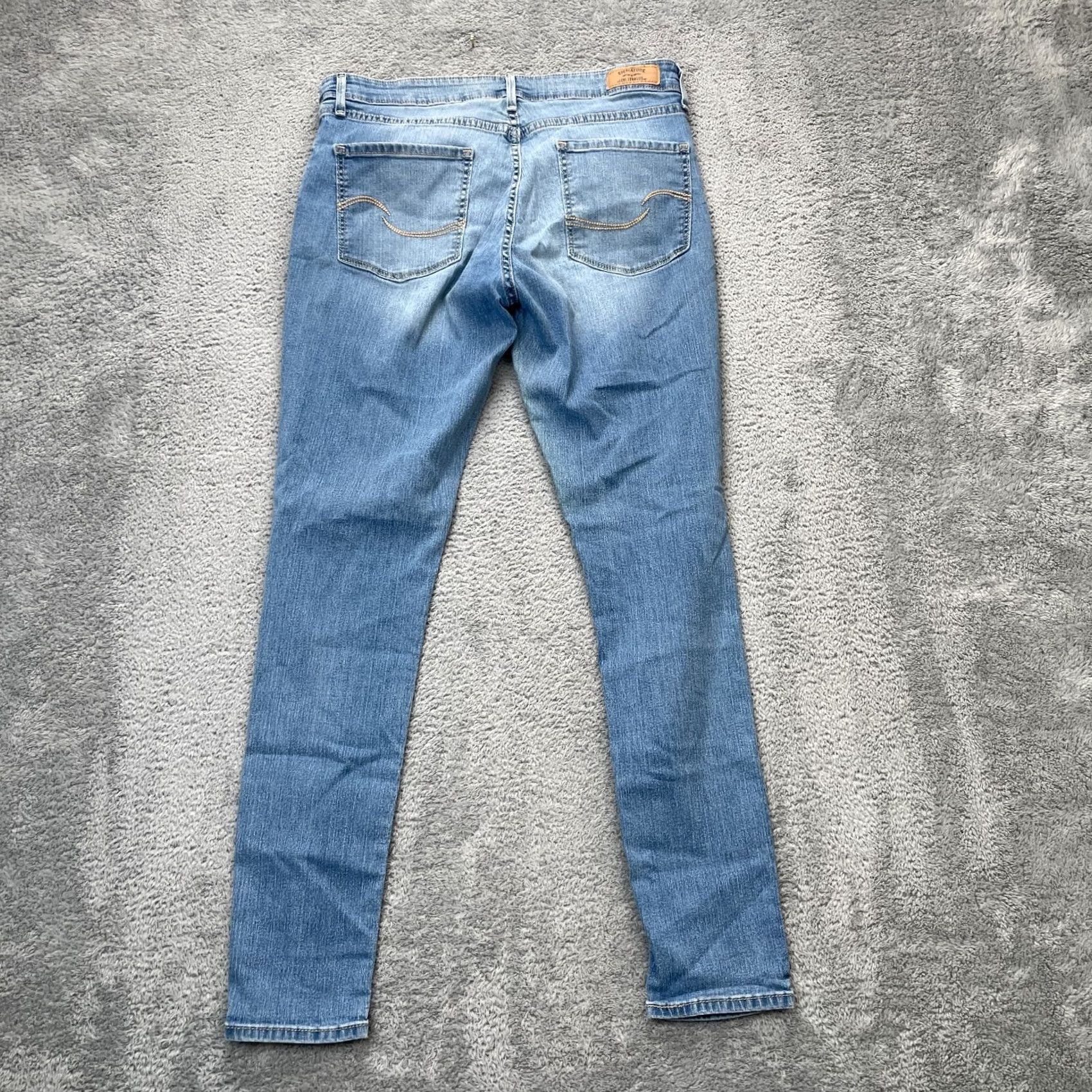 Vintage Signature by Levi Strauss & Co. Jeans Womens Blue Modern Skinny Leg Denim Stretch Cotton 32x31 Size 24" / US 00 / IT 34 - 5 Thumbnail