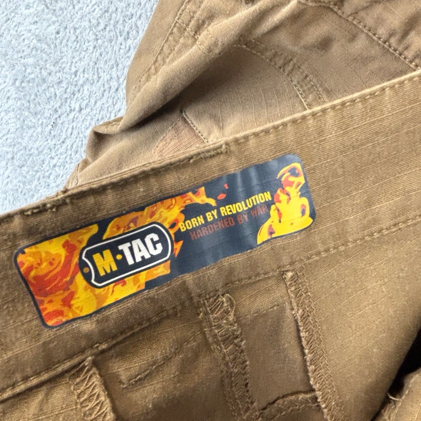 Vintage M-TAC Aggressor Gen II Flex Pants Men 42x32 Cargo Coyote Brown Pants Mens Regular Straight Brown Cargo Pocket Army Flex 42 x 32 Size US 42 / EU 58 - 6 Thumbnail