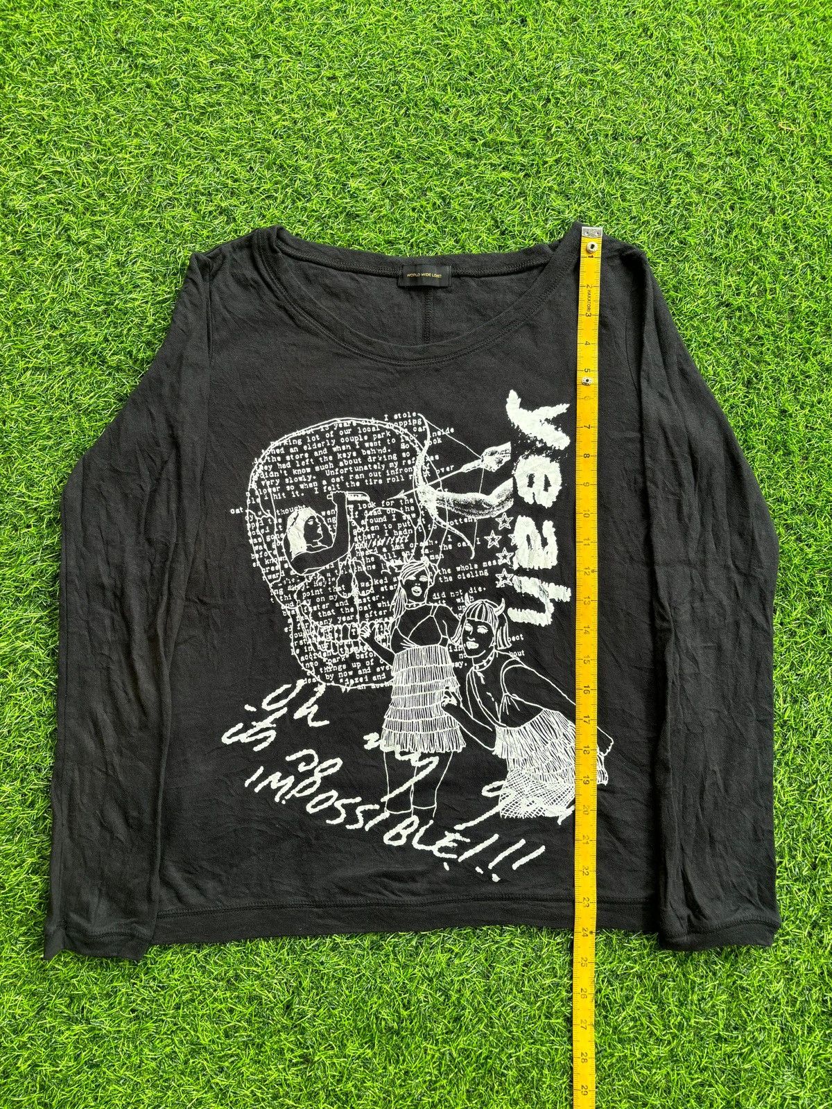 Hysteric Glamour Y2k World Wide Love Ifsix punk Style Longsleeve Size US M / EU 48-50 / 2 - 8 Thumbnail
