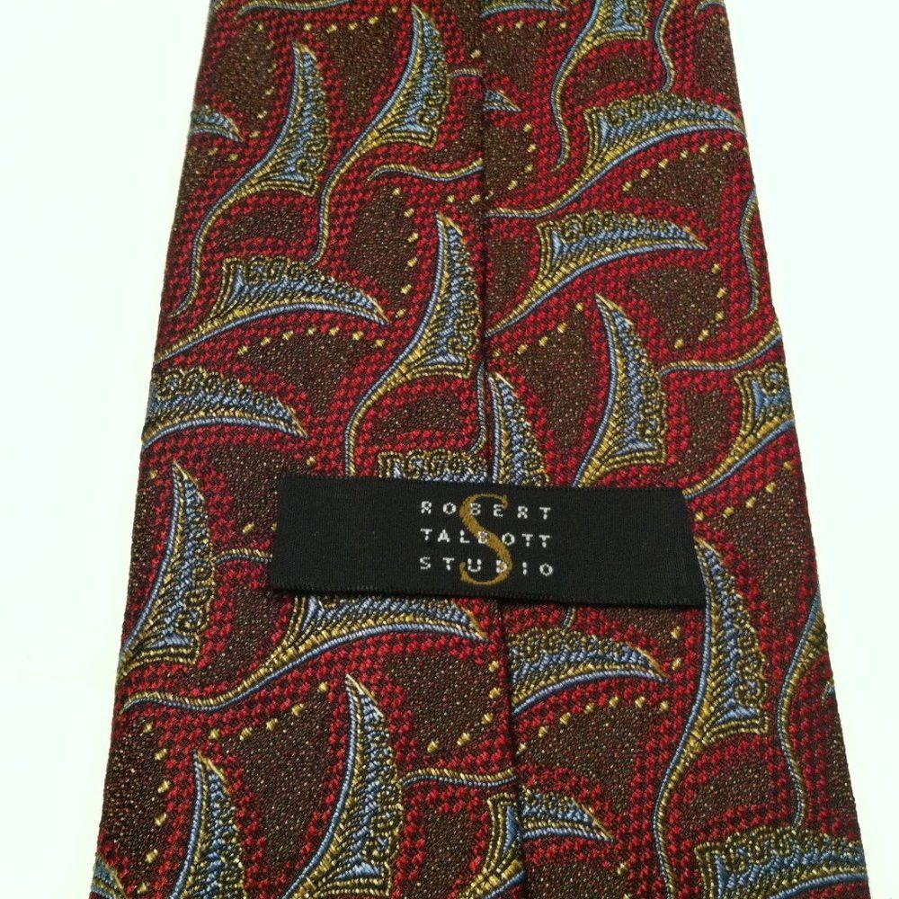 Robert Talbott ROBERT TALBOTT STUDIO MENS NEW SILK TIE WIDTH: 3 3/4" Size ONE SIZE - 5 Thumbnail
