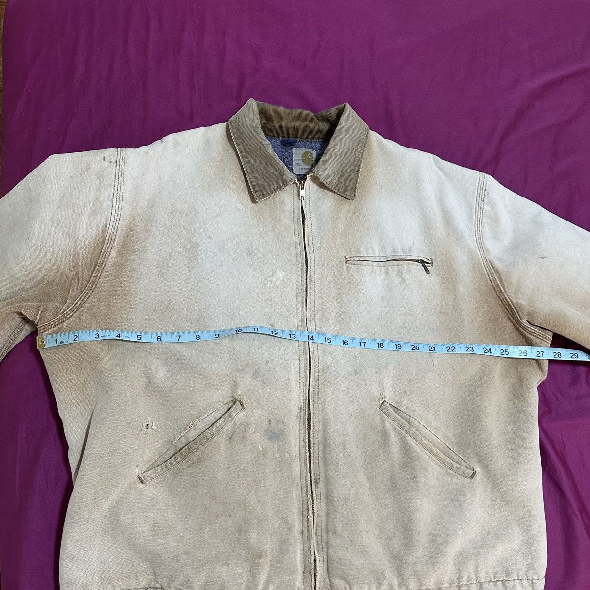Carhartt 1970’s Vintage Carhartt Detroit Jacket XL Tan 6BLJ Blanket Size US XL / EU 56 / 4 - 12 Thumbnail