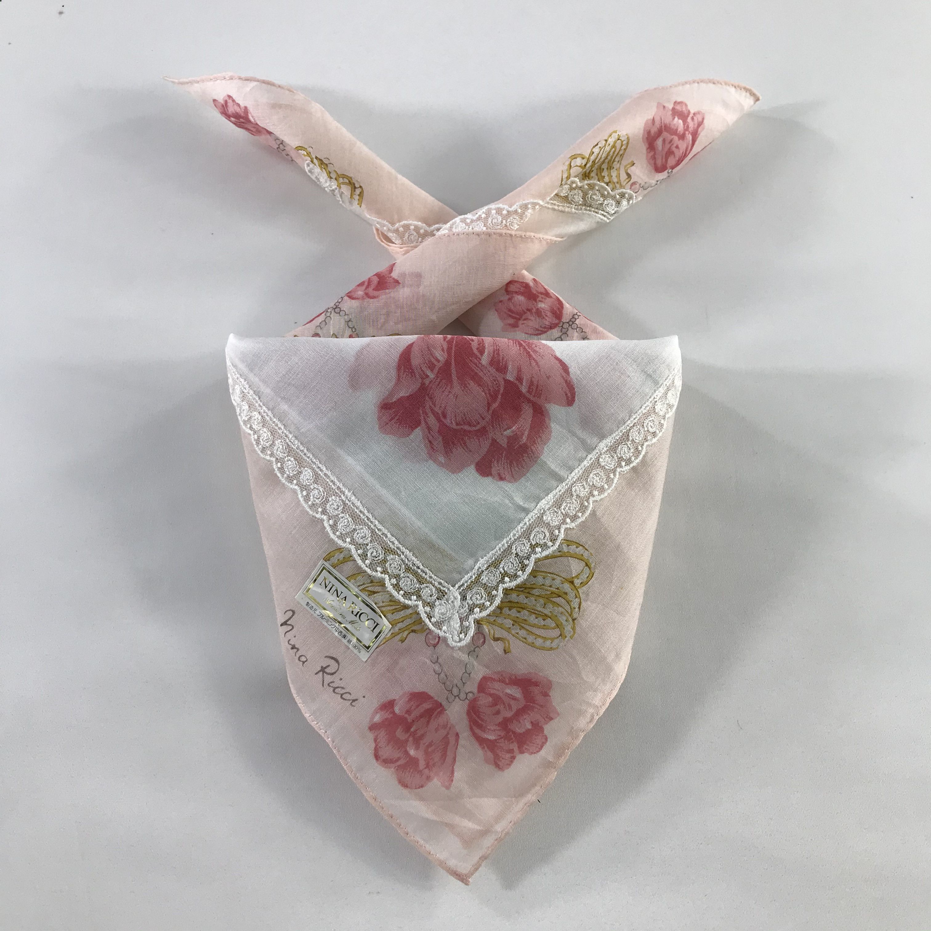 Nina Ricci × Vintage Nina Ricci Bandana / Handkerchief / Neckerchief - S388 Size ONE SIZE - 3 Thumbnail