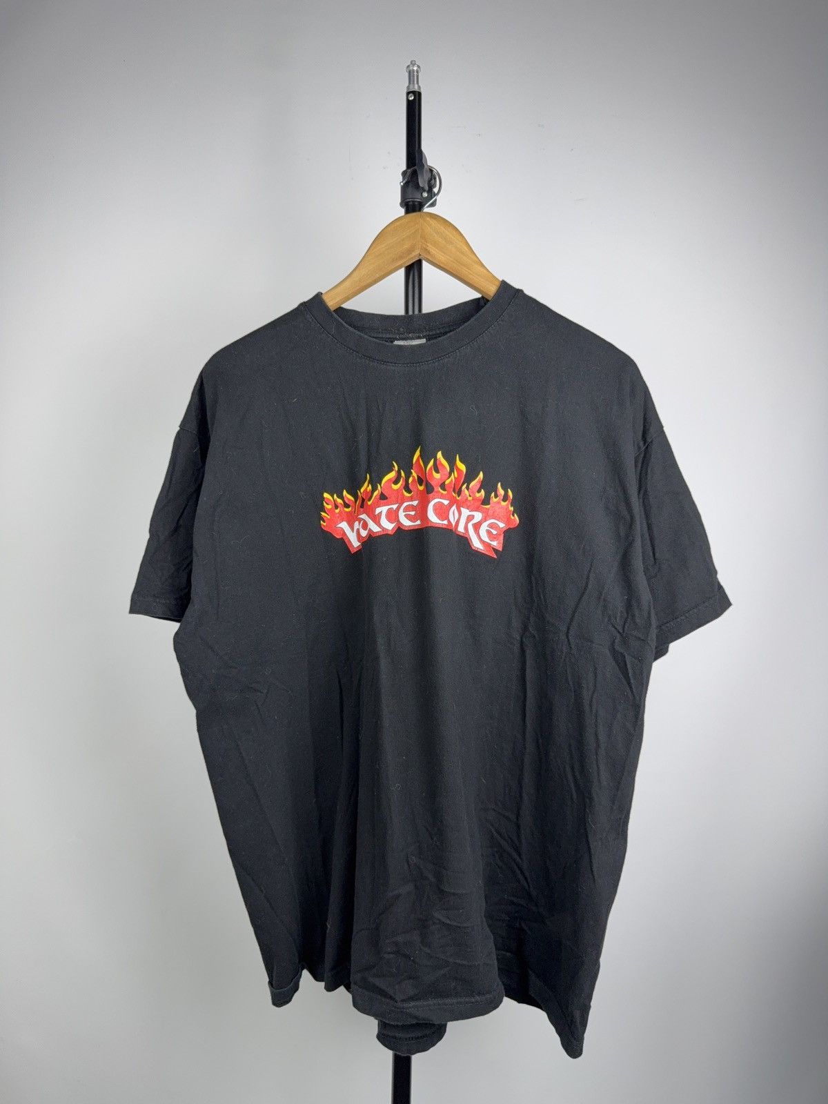Band Tees Vintage 90s Hate Core Flame Graphic Punk Metal T-Shirt XL Size US XL / EU 56 / 4 - 1 Thumbnail