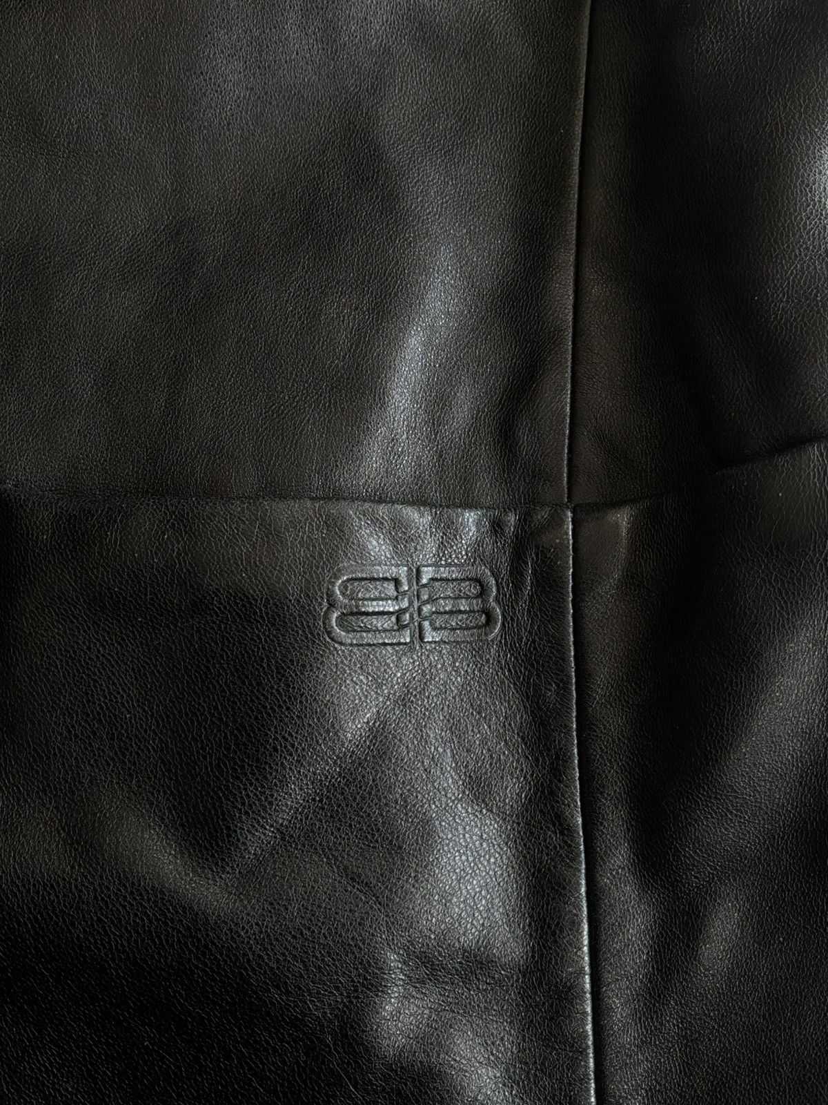 Balenciaga Vintage Balenciaga - Nicolas Ghesquire Era - Leather Coat Size US XL / EU 56 / 4 - 5 Thumbnail