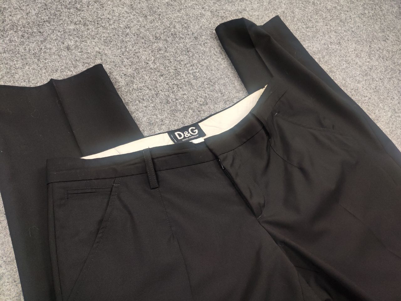 Dolce & Gabbana Dolce & Gabbana Vintage Classic Black Trousers Mens Pants Size US 32 / EU 48 - 8 Thumbnail