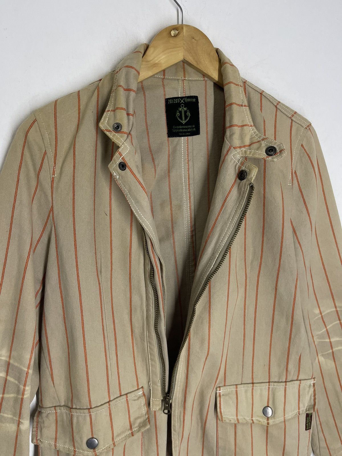 291295=Homme VINTAGE STRIPES DENIM 291295 HOMME JAPAN DENIM Size US M / EU 48-50 / 2 - 2 Thumbnail