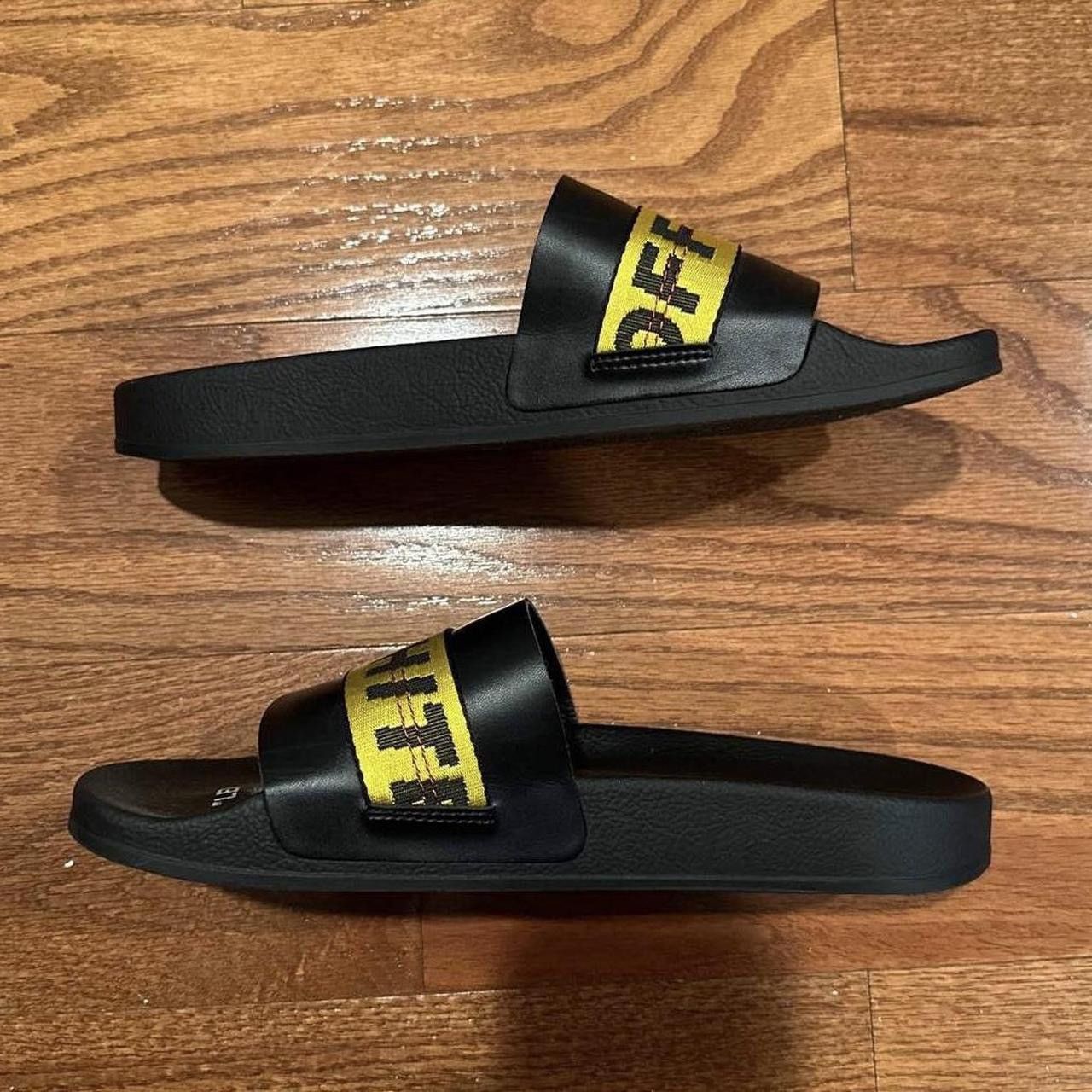 Off-White Industrial Belt Slides Size US 12 / EU 45 - 2 Thumbnail