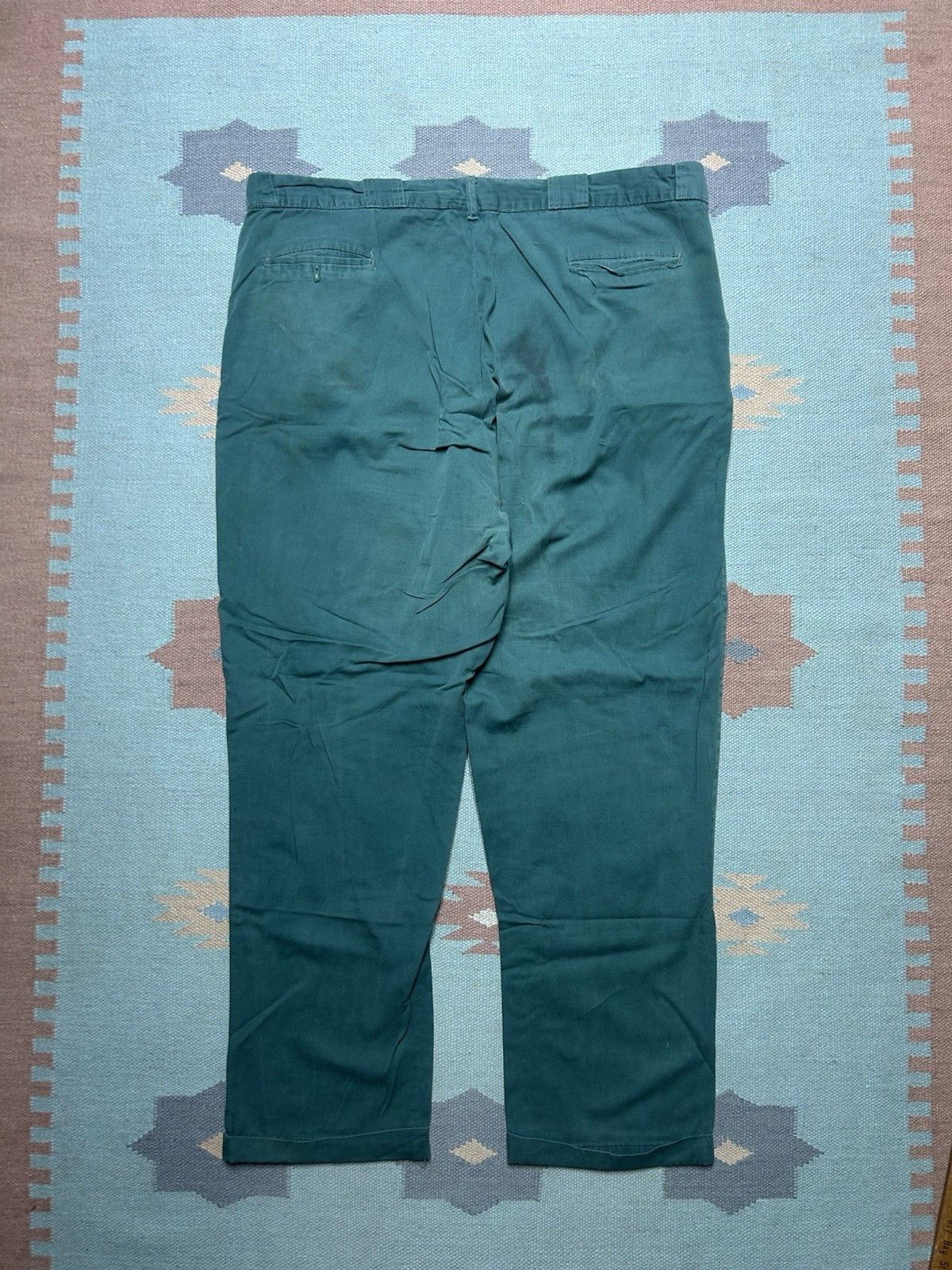 Vintage 1950s chino work pants boat cloth sanforized cotton 42x30 Size US 42 / EU 58 - 8 Thumbnail