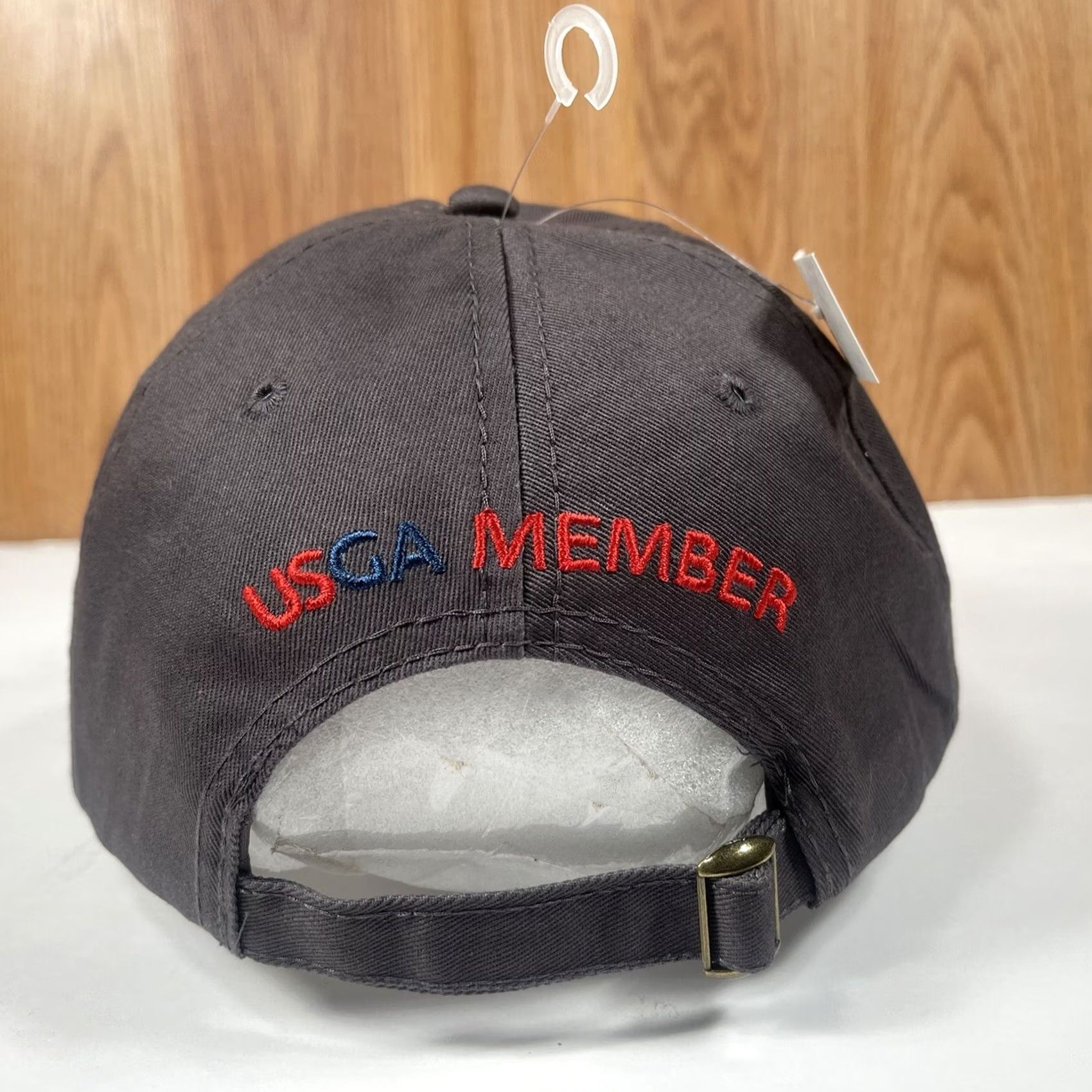 Vintage USGA Hat Gray Adult Adjustable StrapBack Cap Torrey Pines 121st US Open Logo EMBROIDERED Baseball Cap Mens Womens Unisex Adults Shirt Cat: Hat Size ONE SIZE - 5 Thumbnail