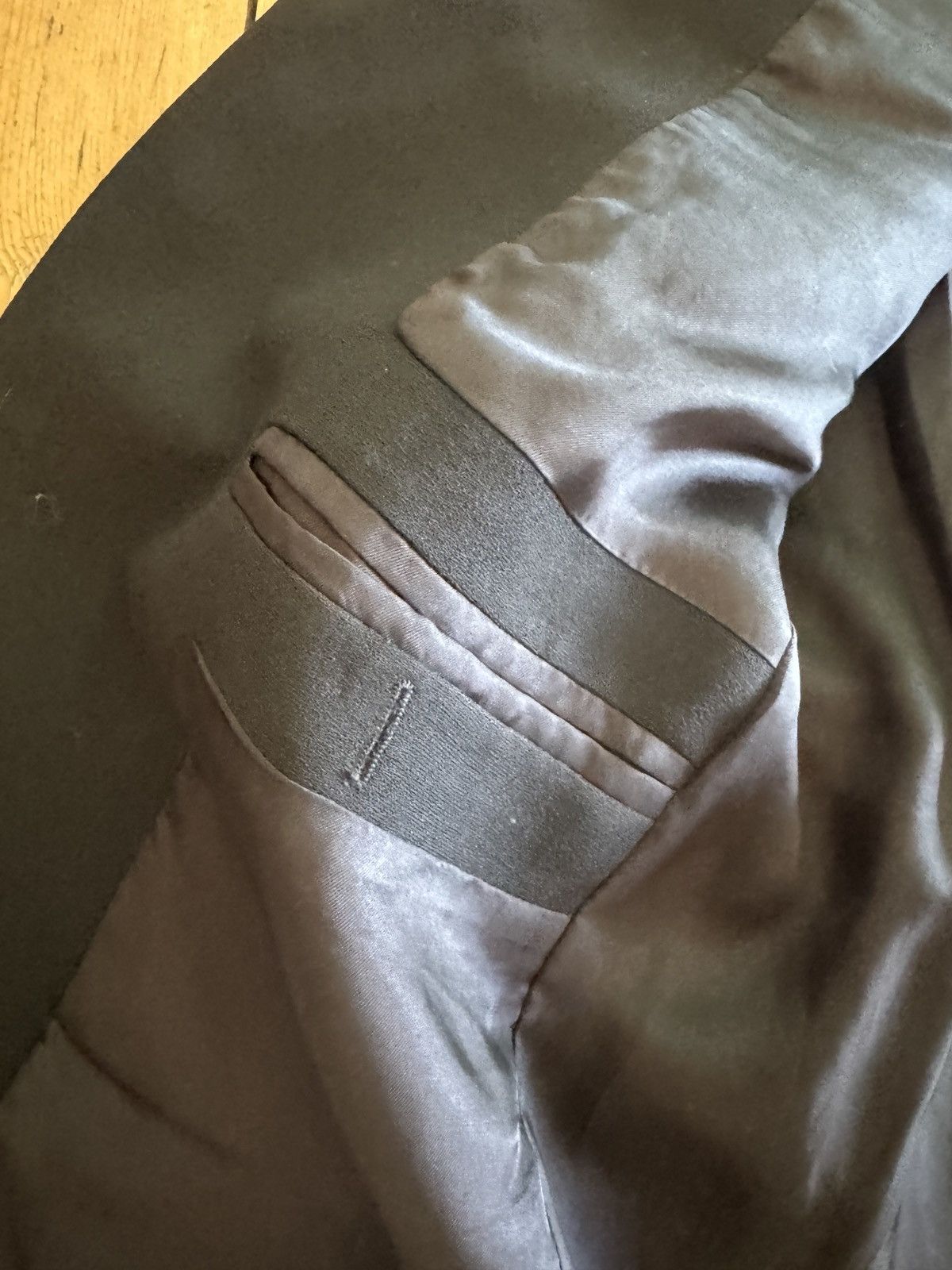 Rick Owens Tecuatl Tatlin tailored jacket in wool crepe Size 40L - 5 Thumbnail