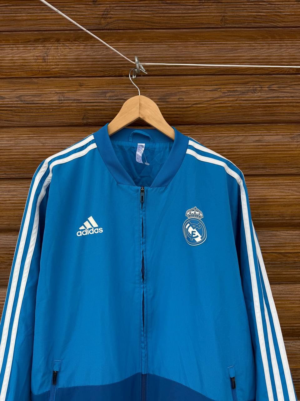 Adidas Adidas Real Madrid Football Jacket Soccer Track Top Size US XL / EU 56 / 4 - 2 Thumbnail