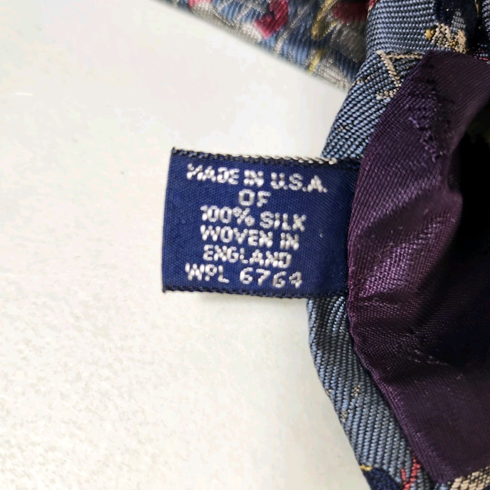 Nautica VINTAGE Nautica Tie Mens 100% Silk Blue Nautical Sailboat Captain Printed Classic 55"-57" Length Classic Width Adjustable Mens Size ONE SIZE - 5 Thumbnail
