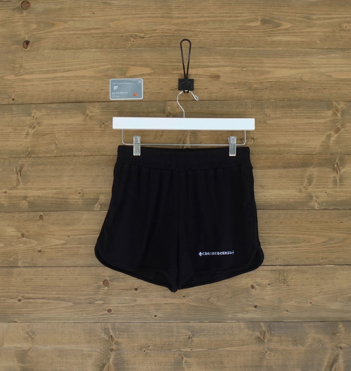 image of Chrome Hearts Short Shorts Women’S in Black, Women's (Size 26)