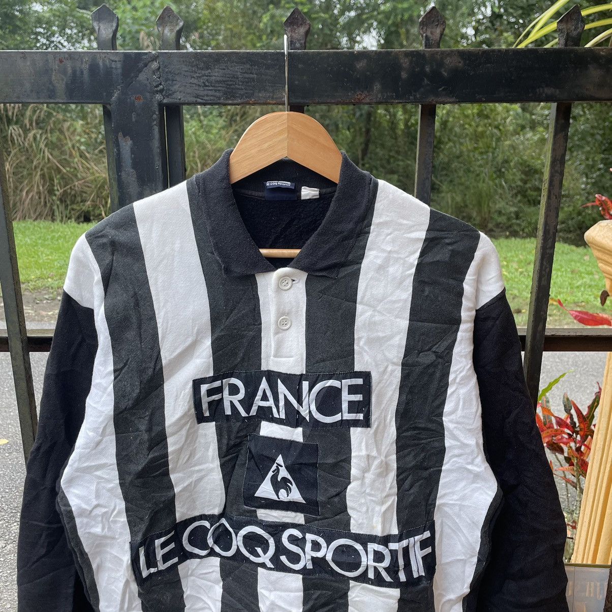 Le Coq Sportif × Vintage 🔥Vintage Le Coq Sportif France Stripes Polos Sweatshirts Size US S / EU 44-46 / 1 - 3 Thumbnail