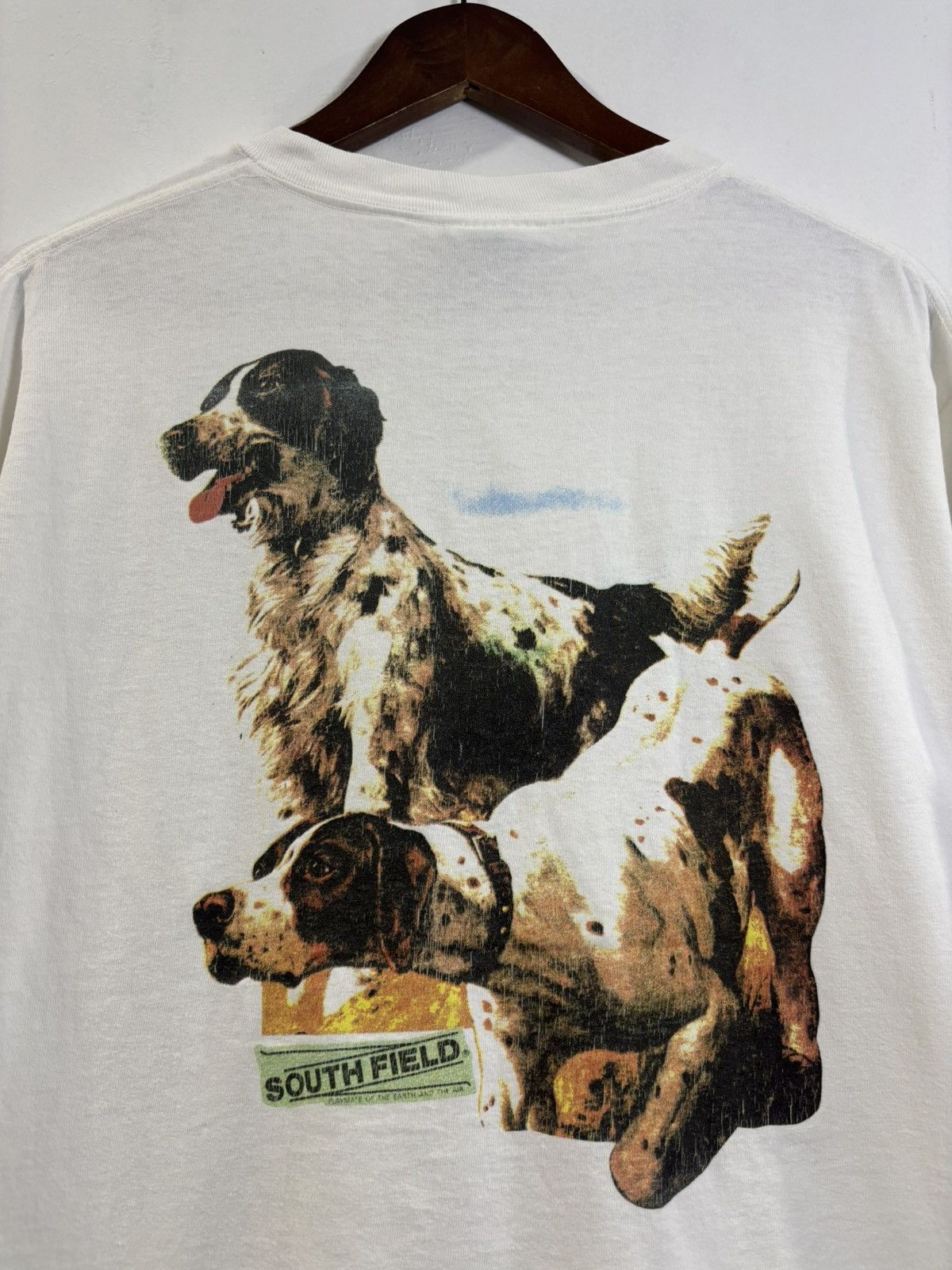 Vintage Vintage South Field Tshirt Size US L / EU 52-54 / 3 - 3 Thumbnail