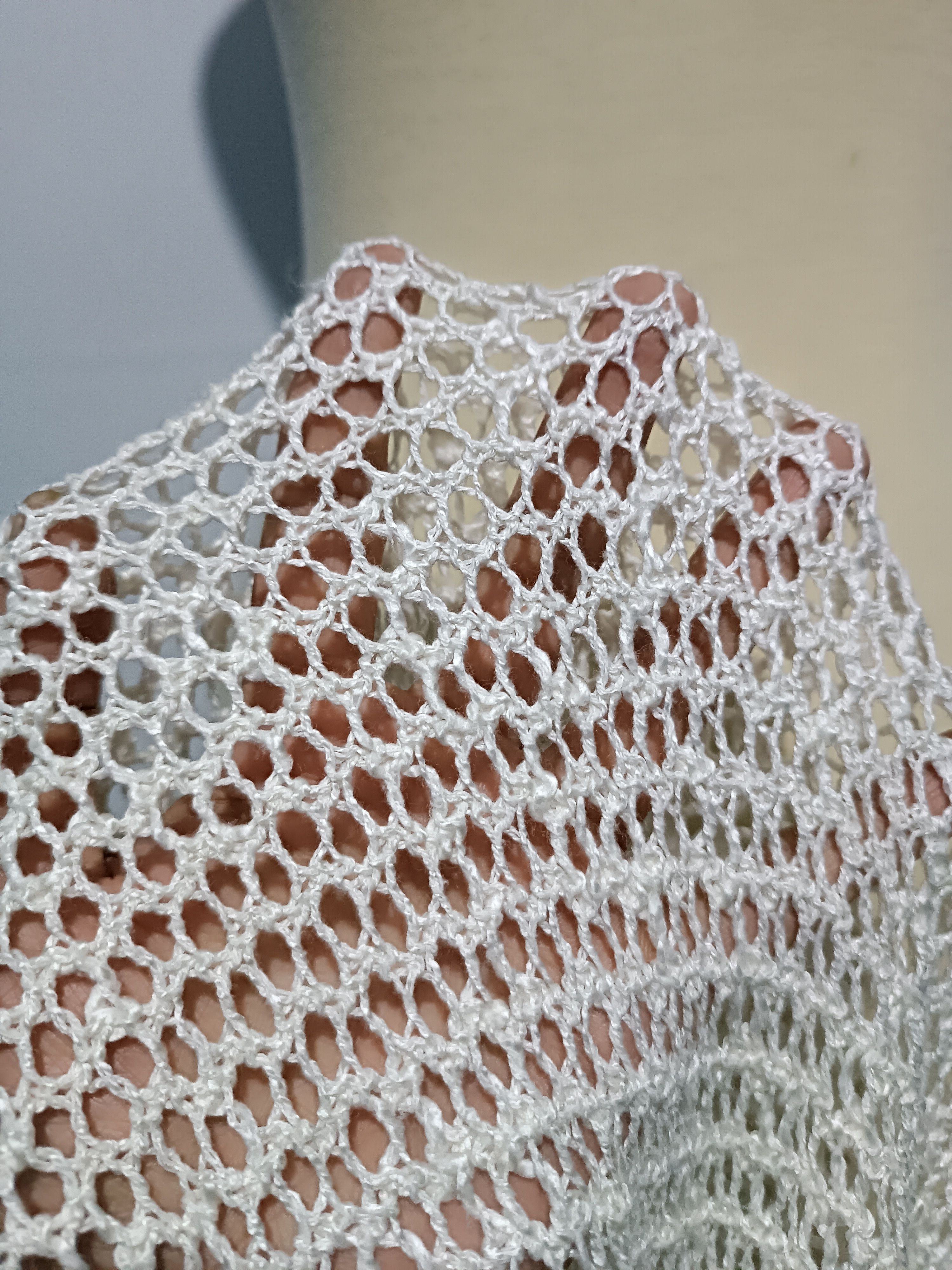 Japanese Brand × Who A.U. Who.A.U Spider Web Knit Hoodie Cardigan Beige Color Size M / US 6-8 / IT 42-44 - 4 Thumbnail