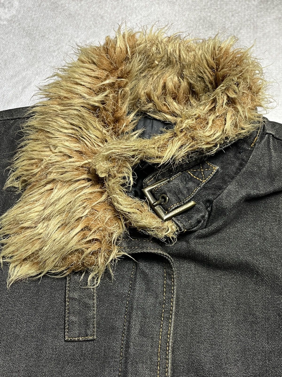 Japanese Brand 2000’s El.Road - Vkei Style Trim Fur Jacket Size US M / EU 48-50 / 2 - 16 Thumbnail