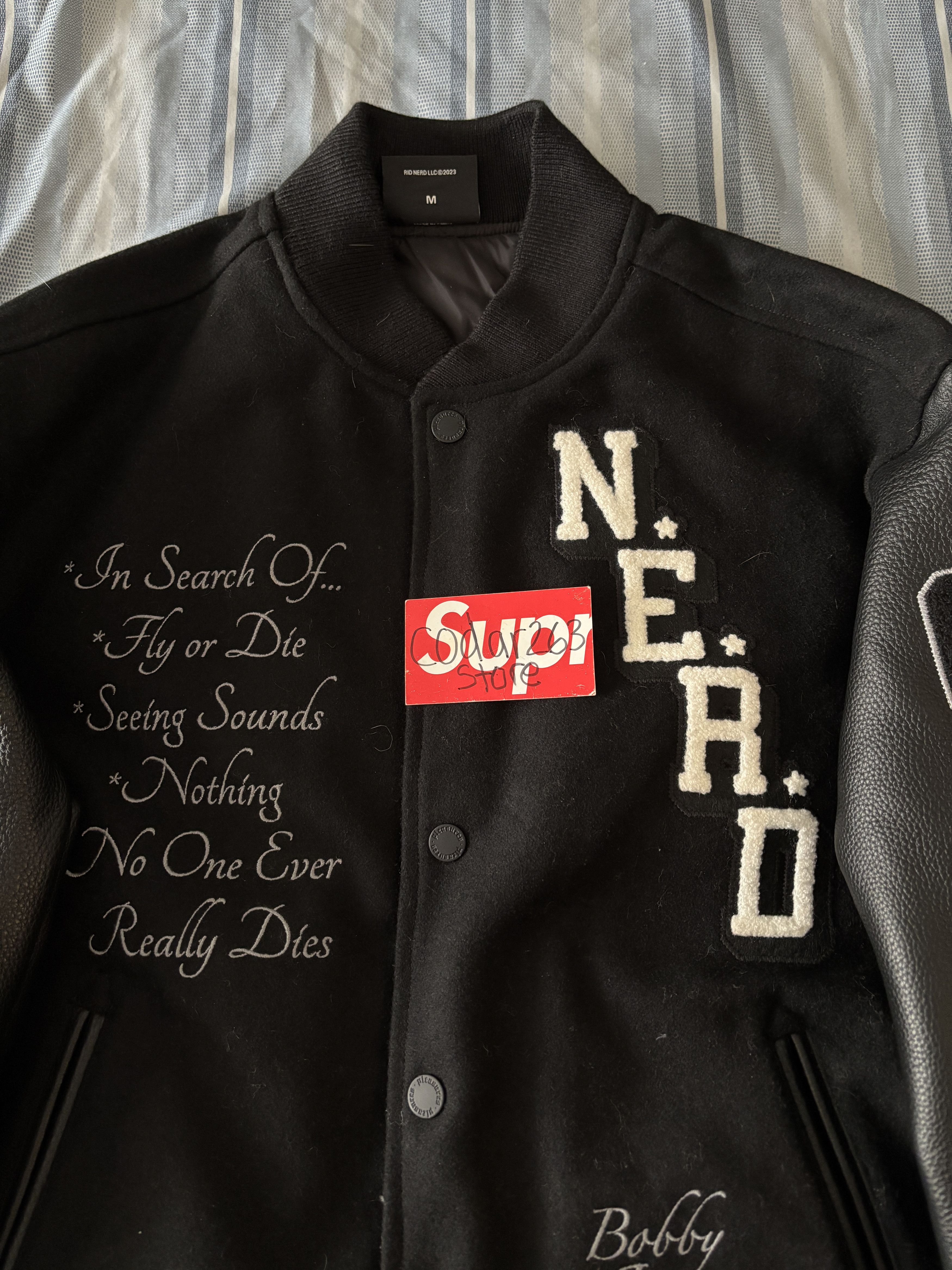 Pleasures N.E.R.D. Varsity Jacket - Pleasures NERD Tour Merch Pharrell Size US M / EU 48-50 / 2 - 4 Thumbnail