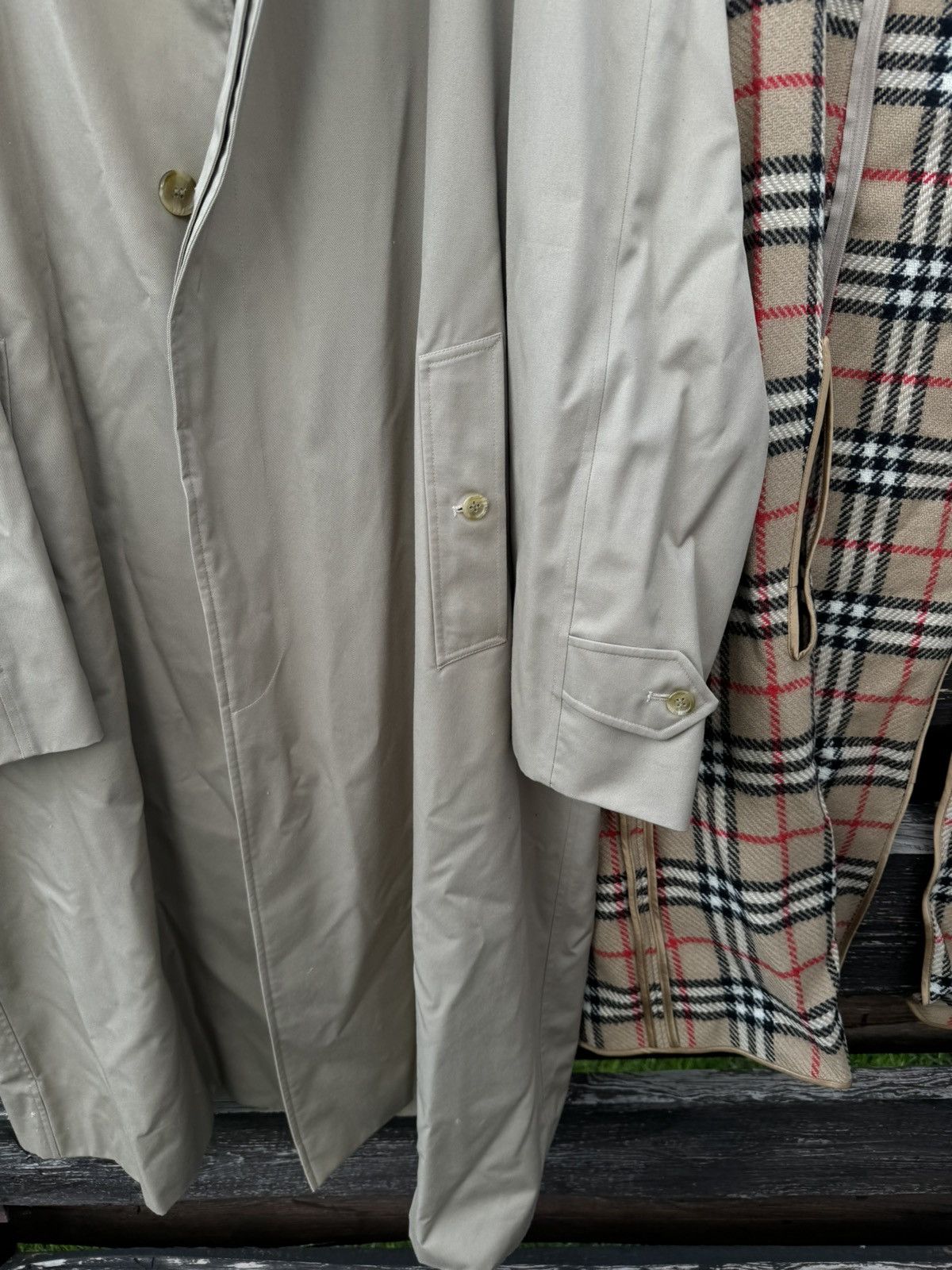 Burberry × Vintage Burberry beige long trench coat with lining vintage Size US L / EU 52-54 / 3 - 6 Thumbnail