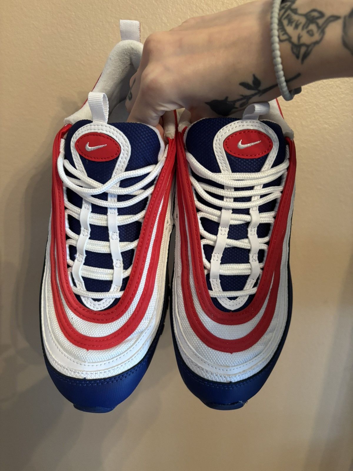 Nike Nike Air Max 97 GS 'USA' Size US 7 / EU 40 - 3 Thumbnail